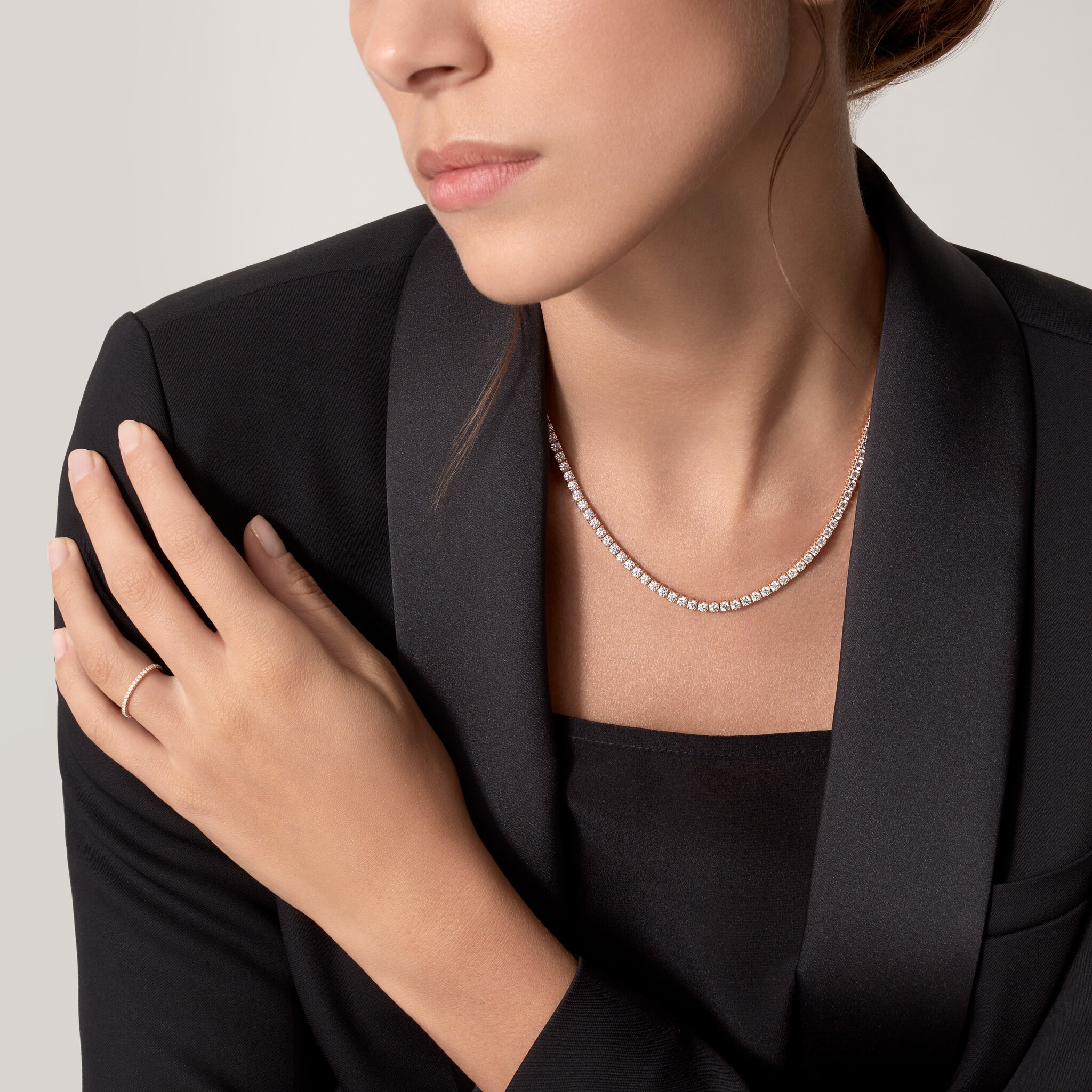 Etincelle de Cartier wedding ring, width 1.5 mm, paved