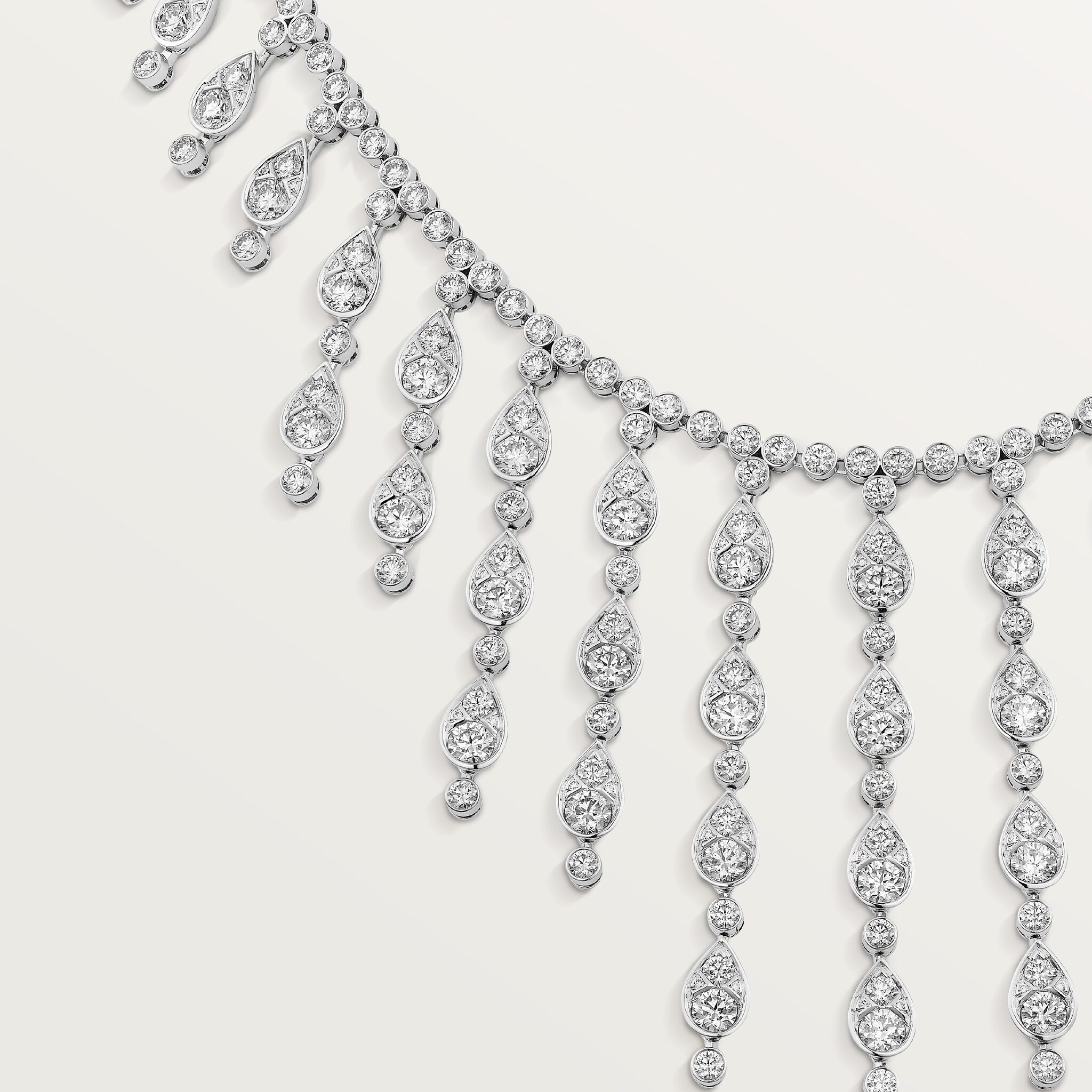 Pluie de Cartier necklace, diamonds
