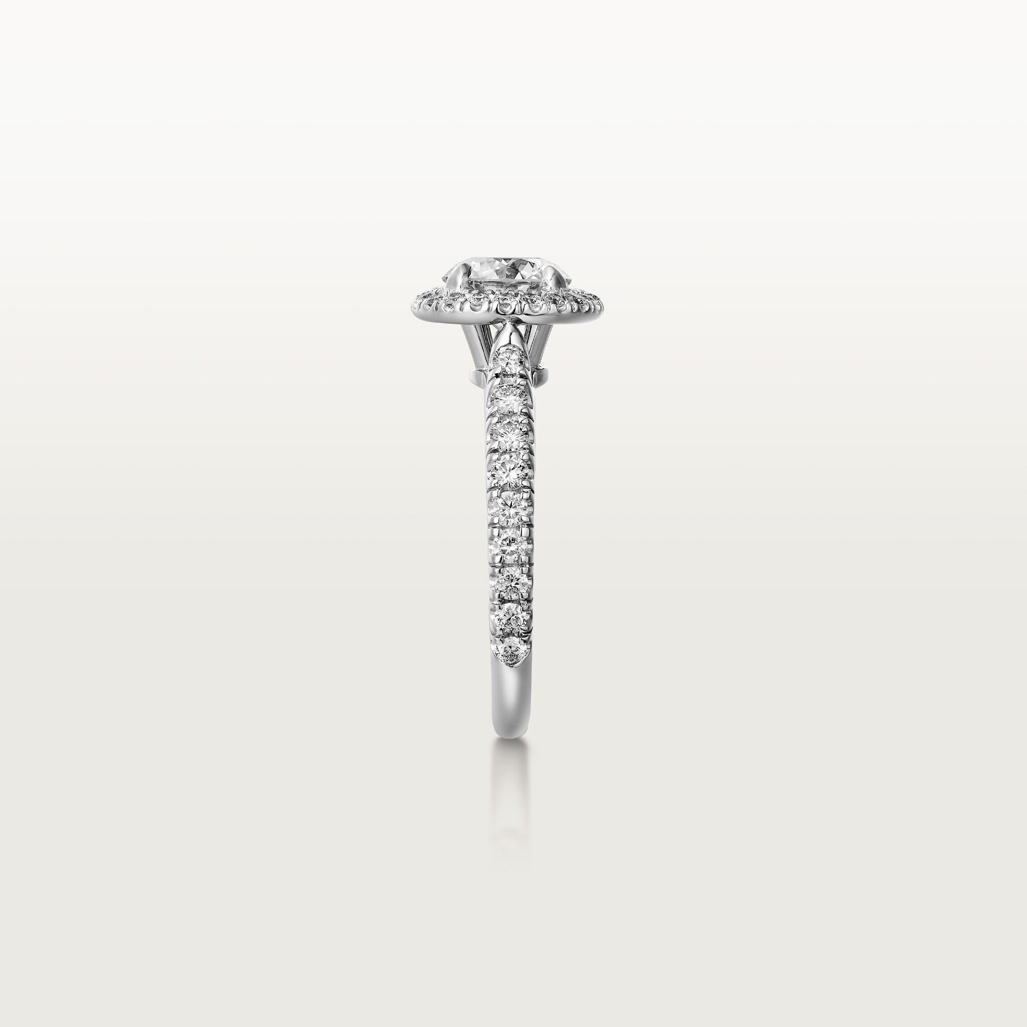 Cartier Destin&eacute;e solitaire, brilliant-cut diamond, paved , image 7