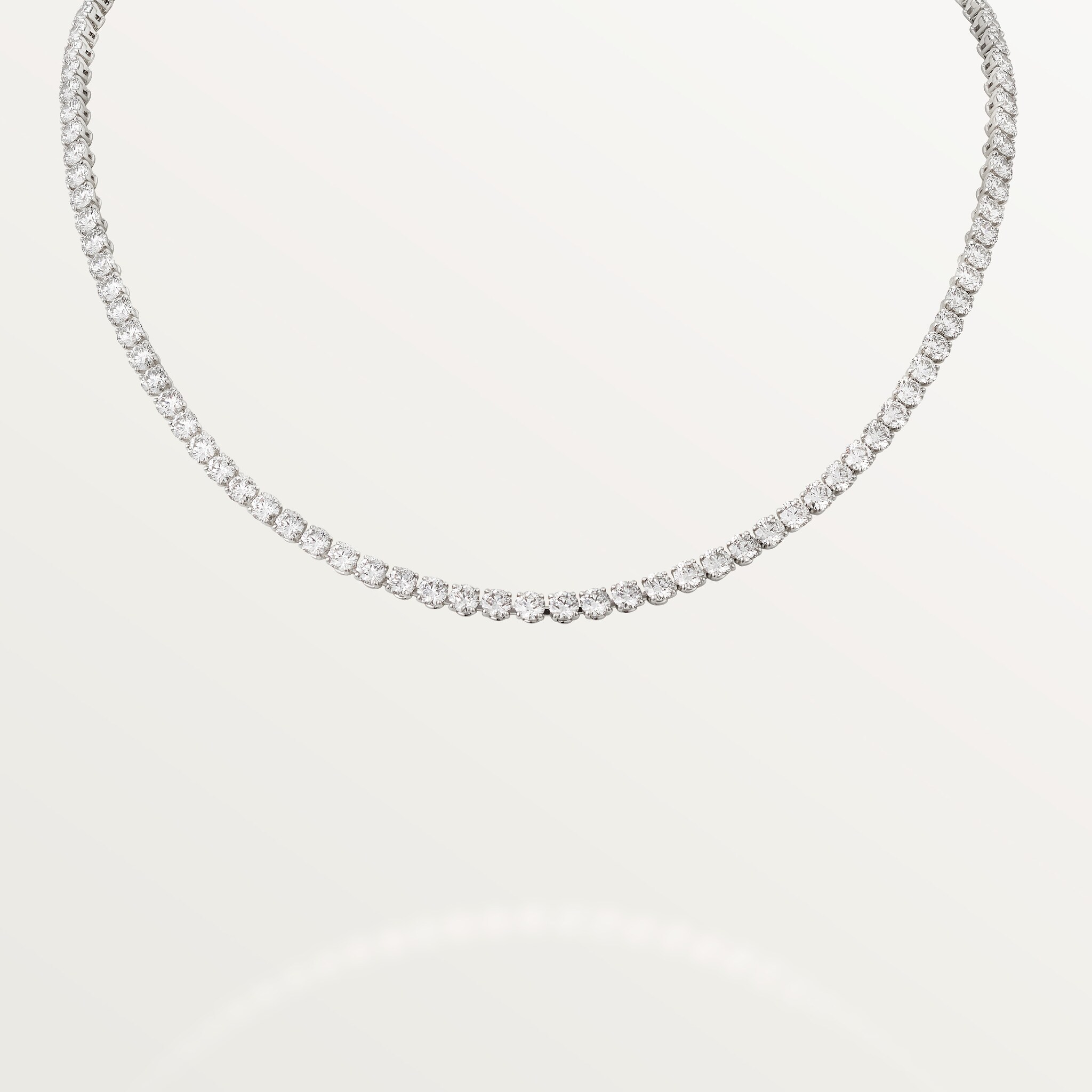 Lignes Essentielles necklace, brilliant-cut diamonds