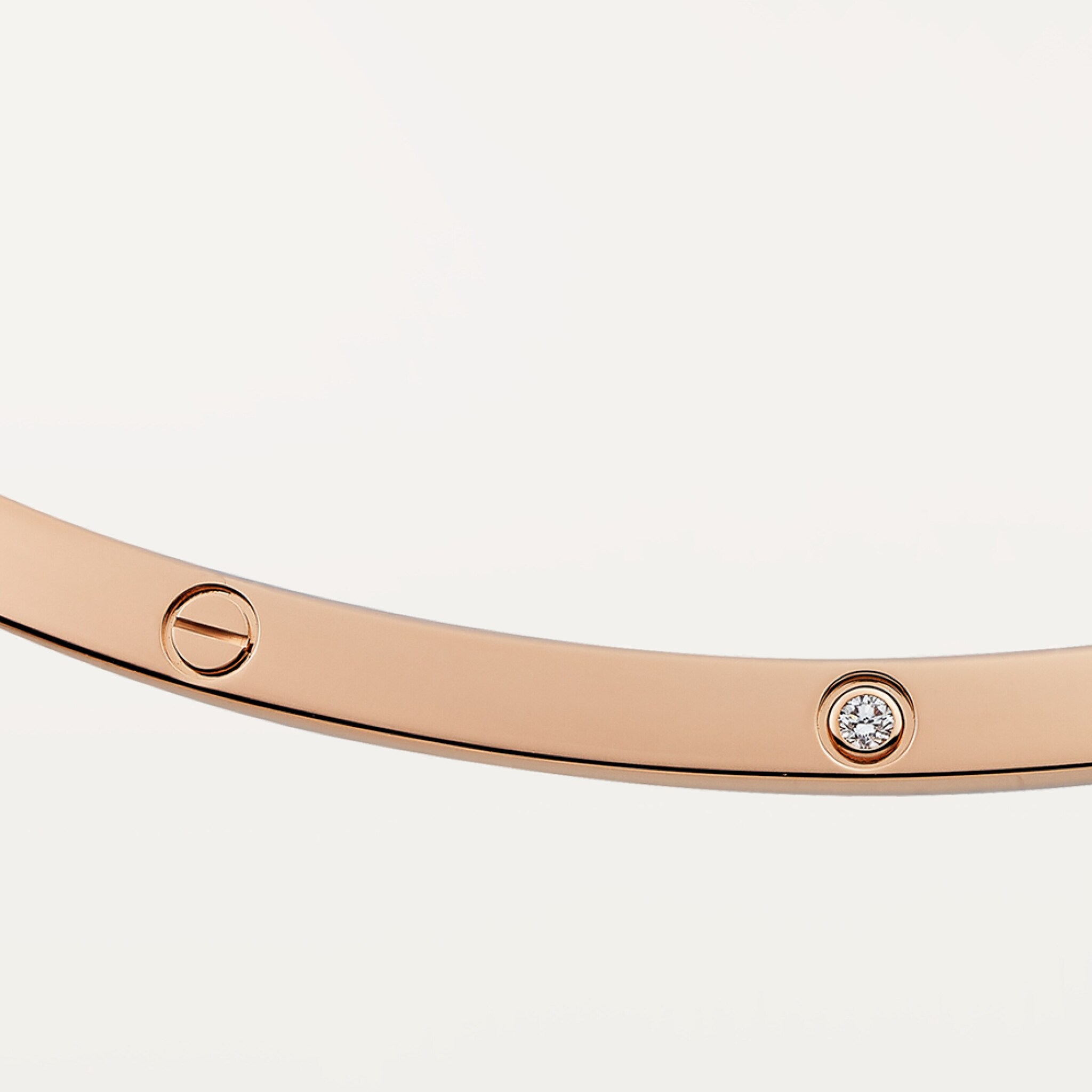 #LOVE# torque necklace, 10 diamonds