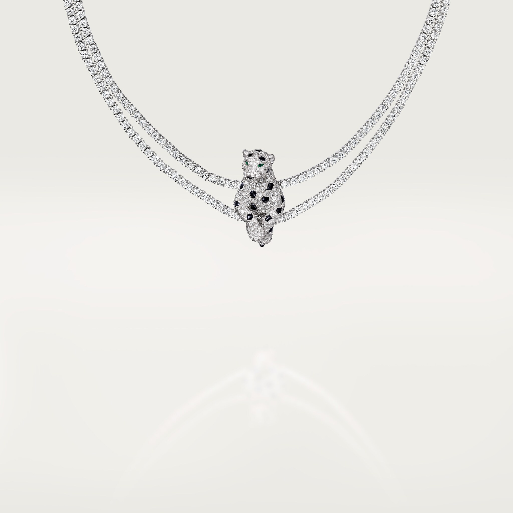 Panth&egrave;re de Cartier necklace, multi-wear, paved , image 7