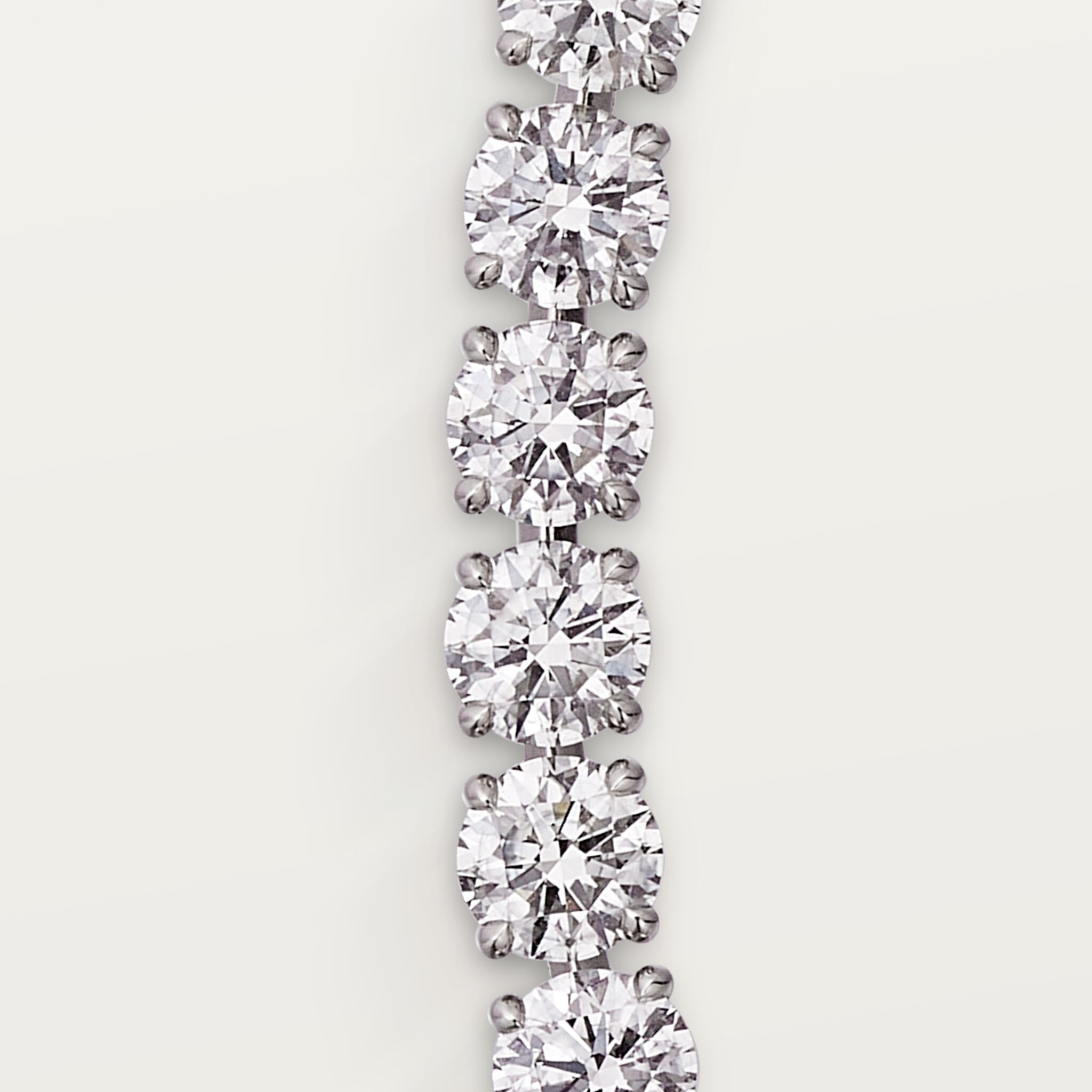 Lignes Essentielles necklace, brilliant-cut diamonds