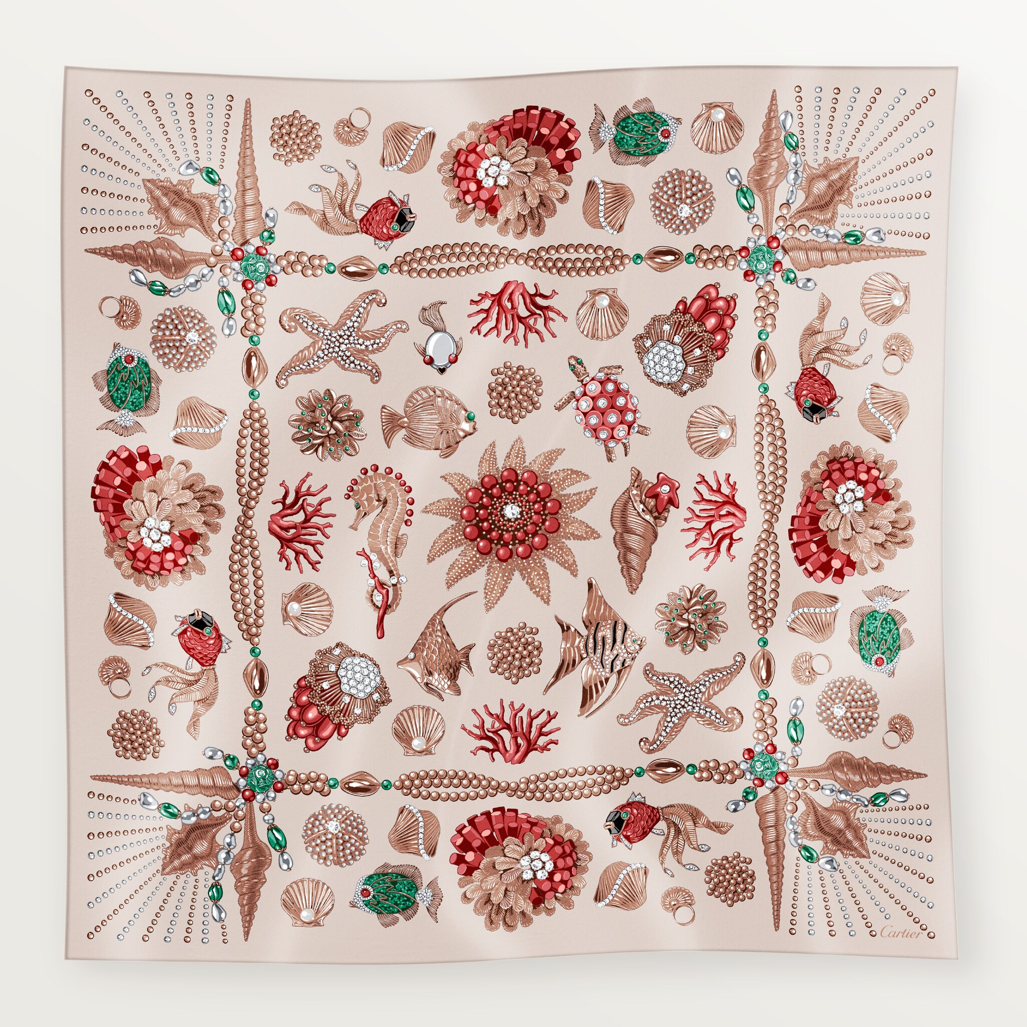 90 scarf, Precious diving