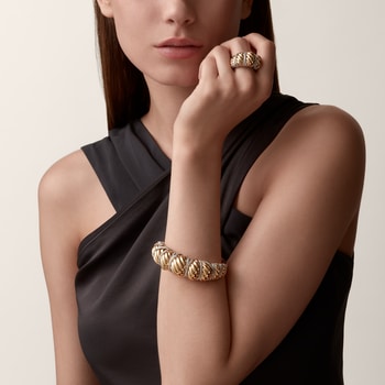 Cartier Libre Tressage bracelet, diamonds Cartier Libre Tressage bracelet, diamonds