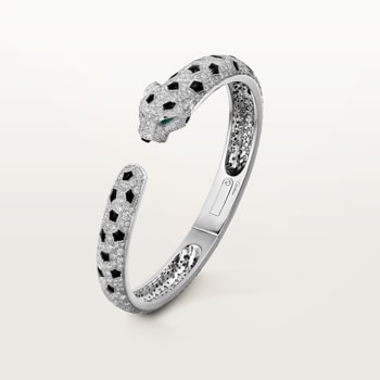 Panthère de Cartier bracelet, medium model, paved