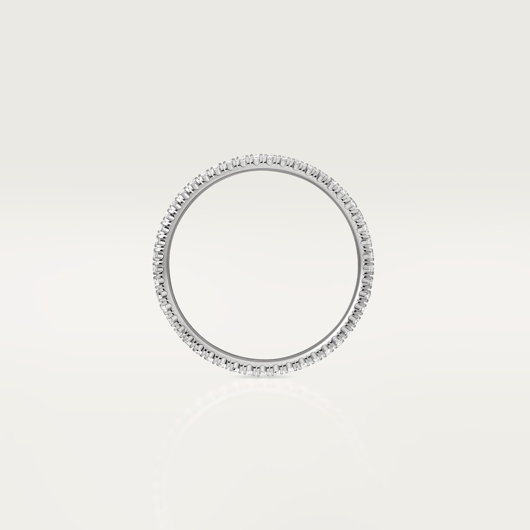 Etincelle de Cartier wedding band, 1.5 mm width, paved