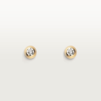Cartier d'Amour stud earrings, 2 diamonds, small model Cartier d'Amour stud earrings, 2 diamonds, small model