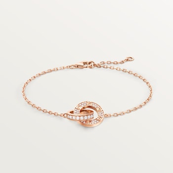 #LOVE# bracelet, on chain, paved #LOVE# bracelet, on chain, paved