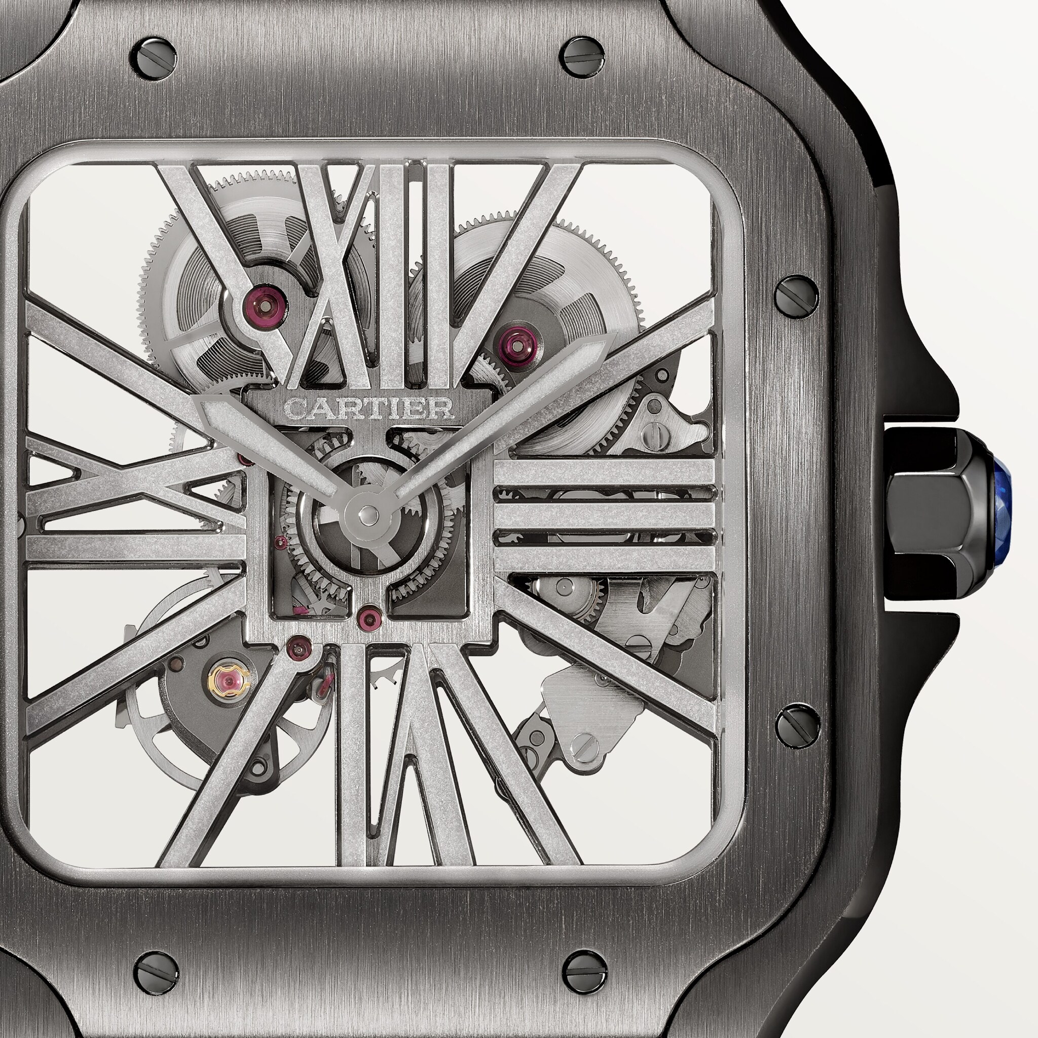 Santos de Cartier skeleton watch, image 7
