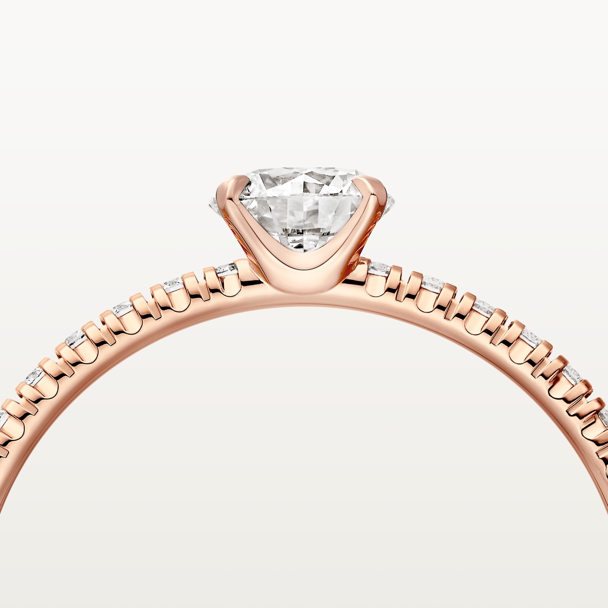 Etincelle de Cartier solitaire, brilliant-cut diamond, paved 