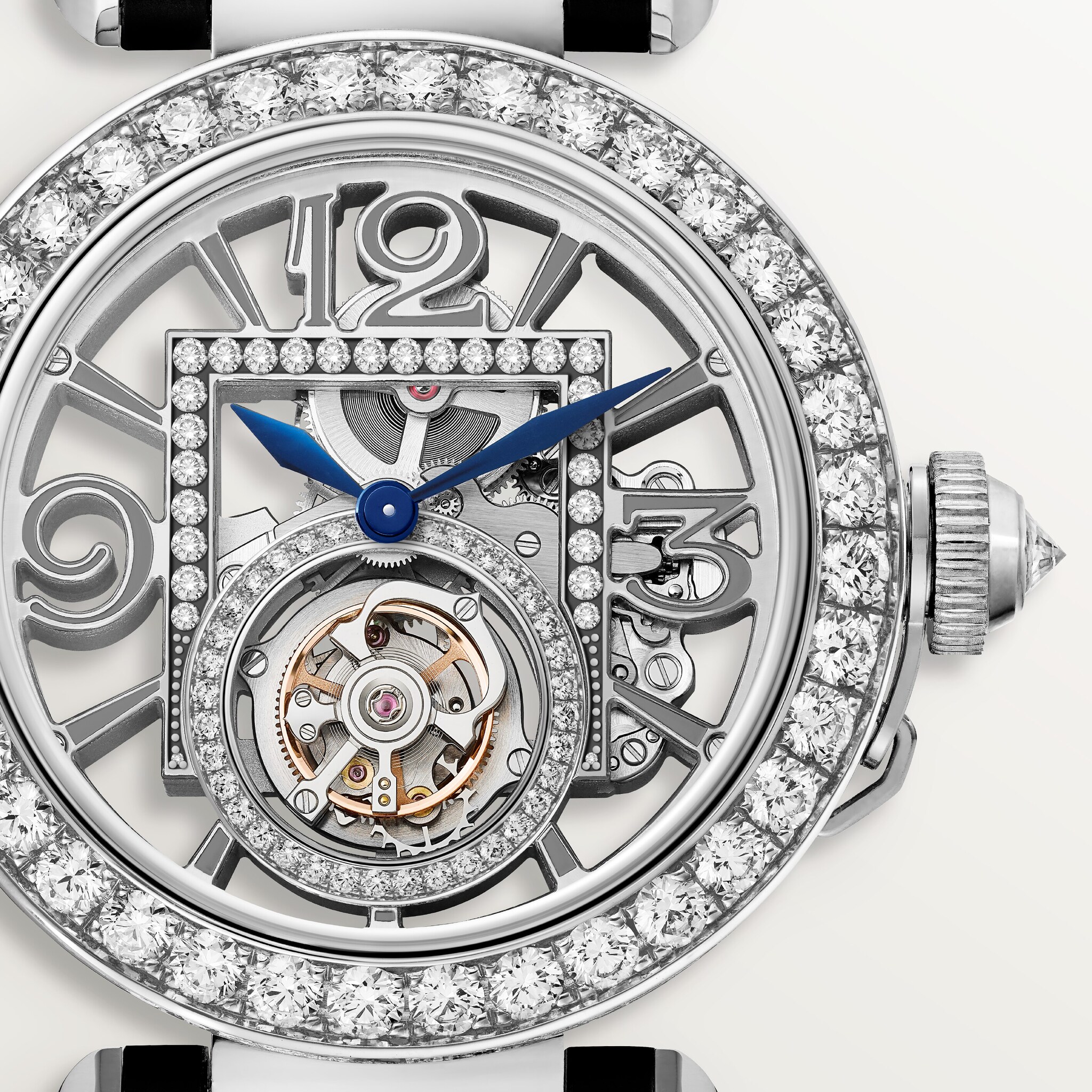 Pasha de Cartier skeleton watch