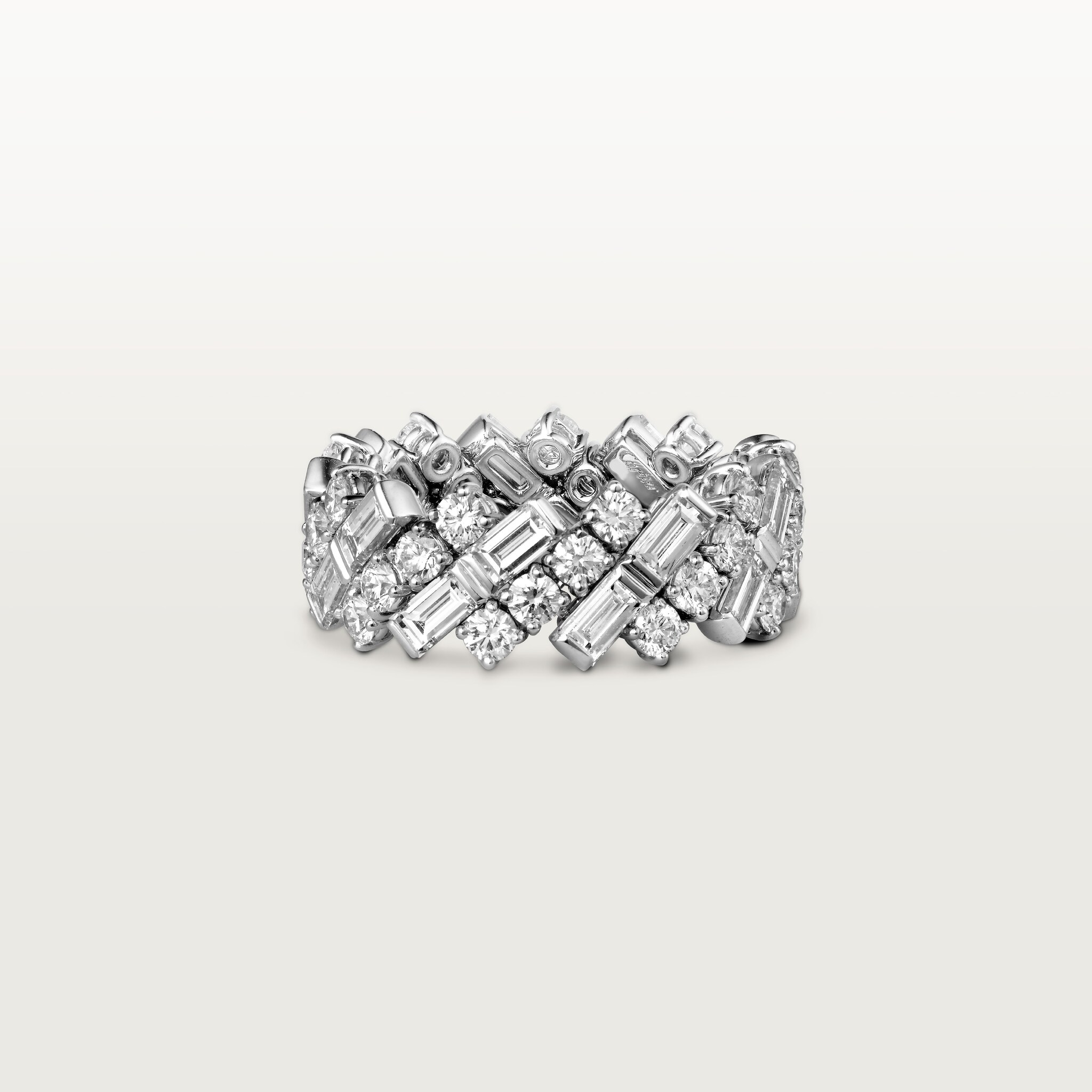Reflection de Cartier wedding band, diamonds
