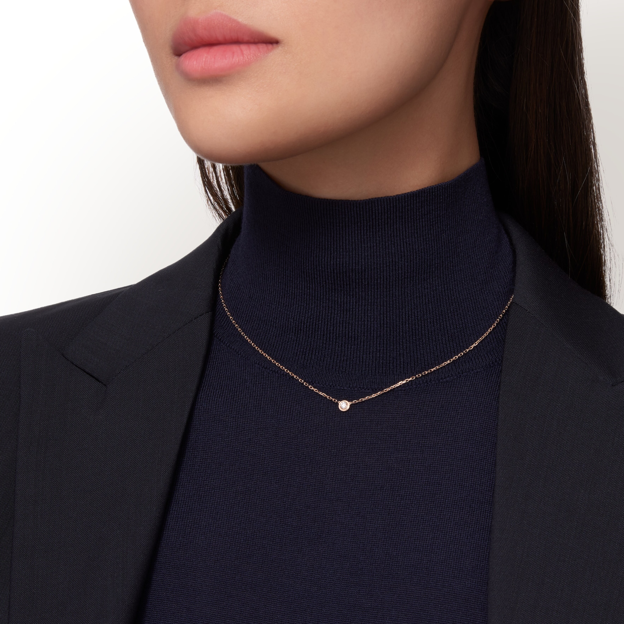 Cartier d'Amour stud earrings, 2 diamonds, small model