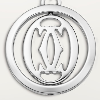 Pivoting double C décor key ring Pivoting double C décor key ring