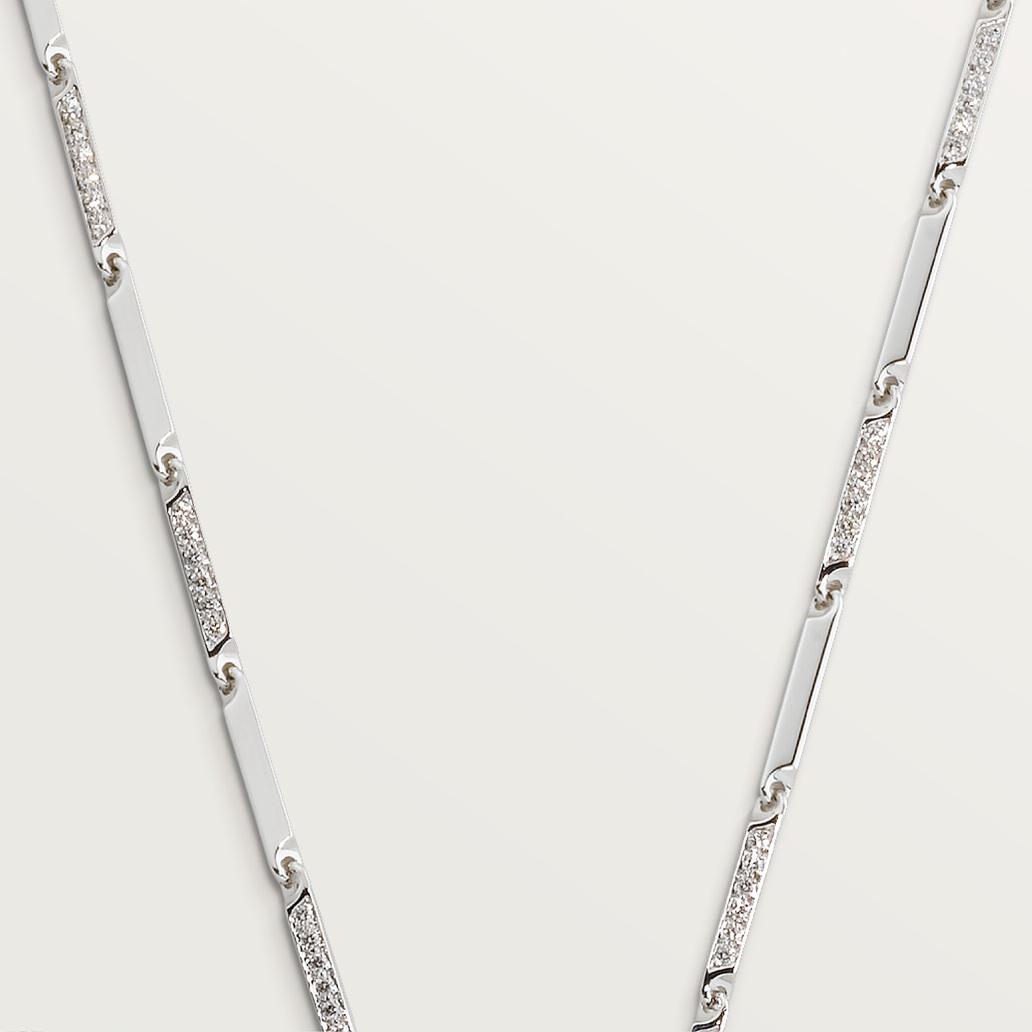 Panth&egrave;re de Cartier necklace, black ceramic, paved 