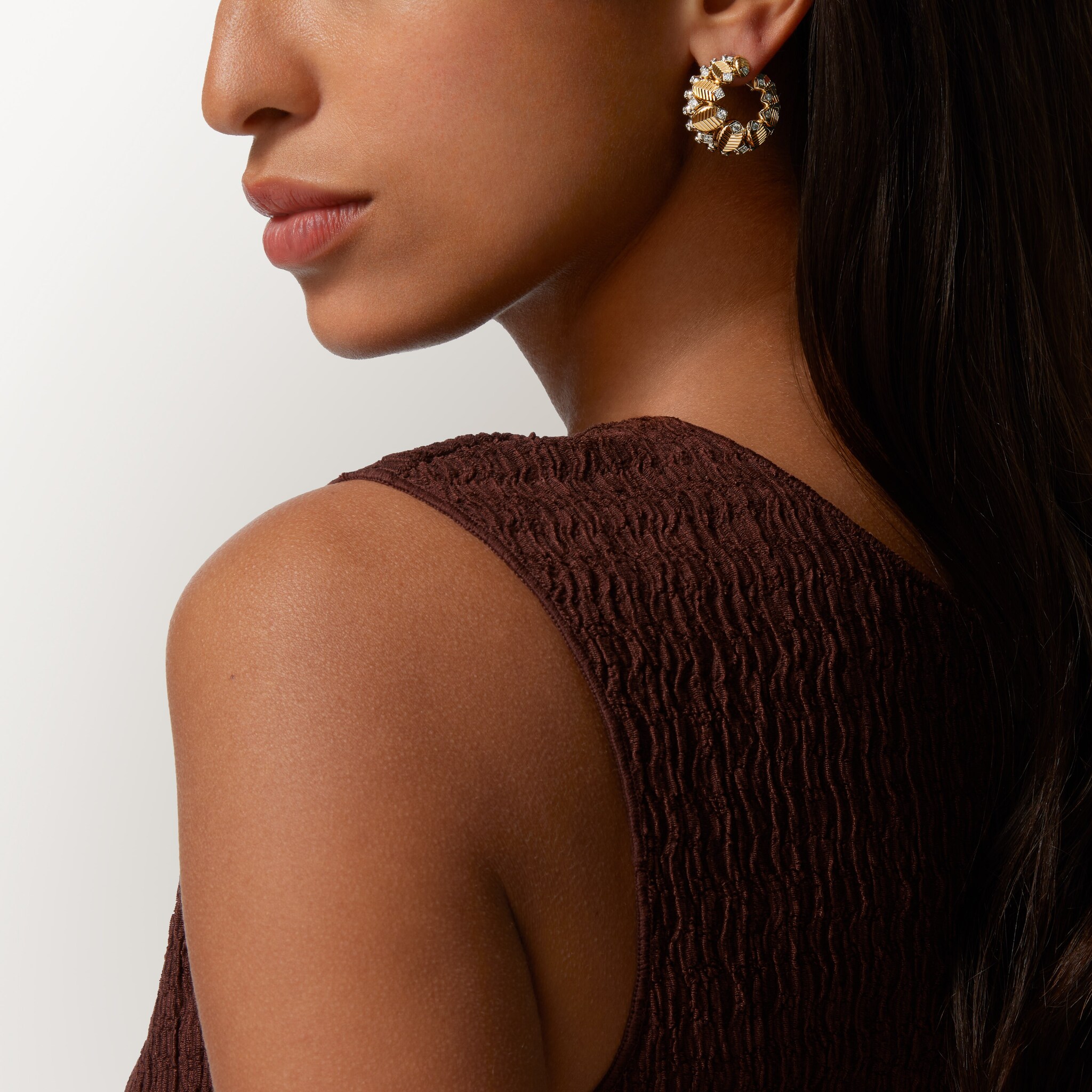 Grain de Caf&eacute; earrings