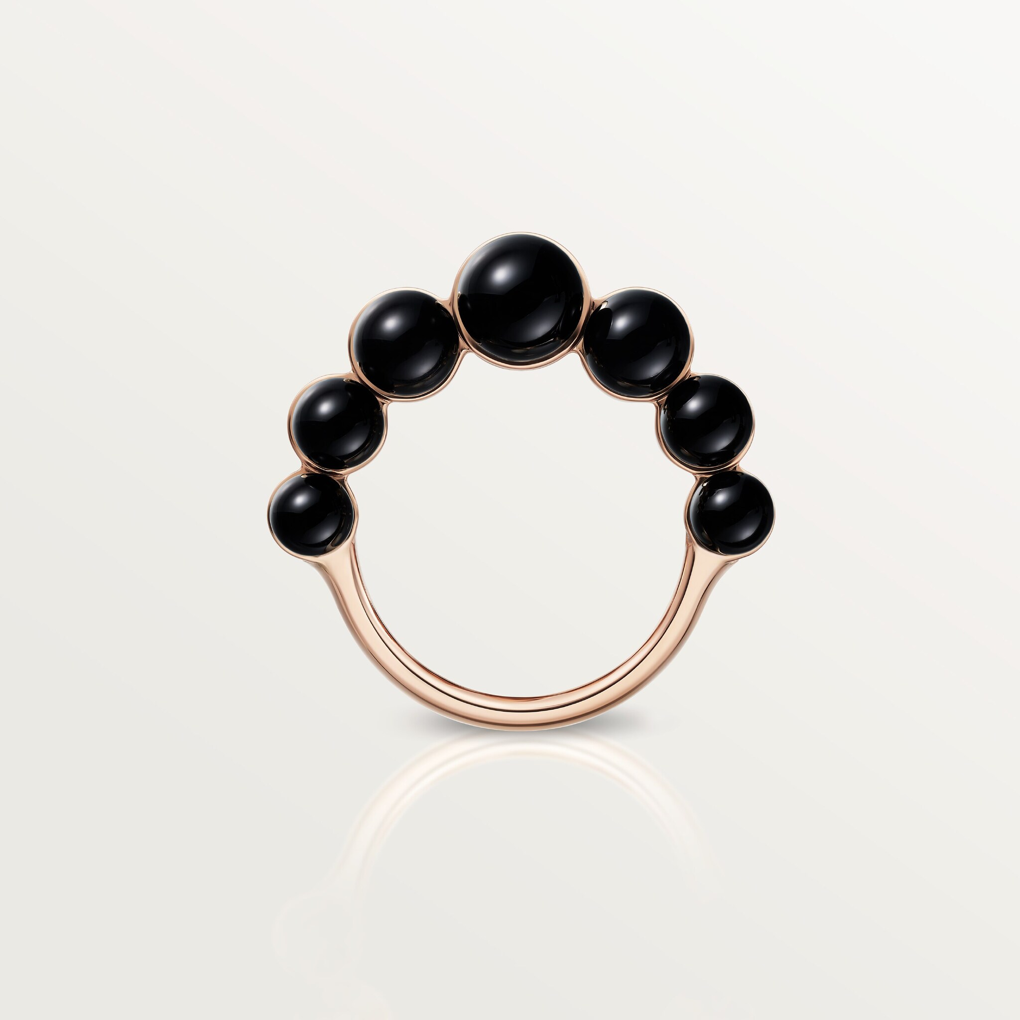 Clash de Cartier ring, onyx, extra-large model, diamonds, image 9