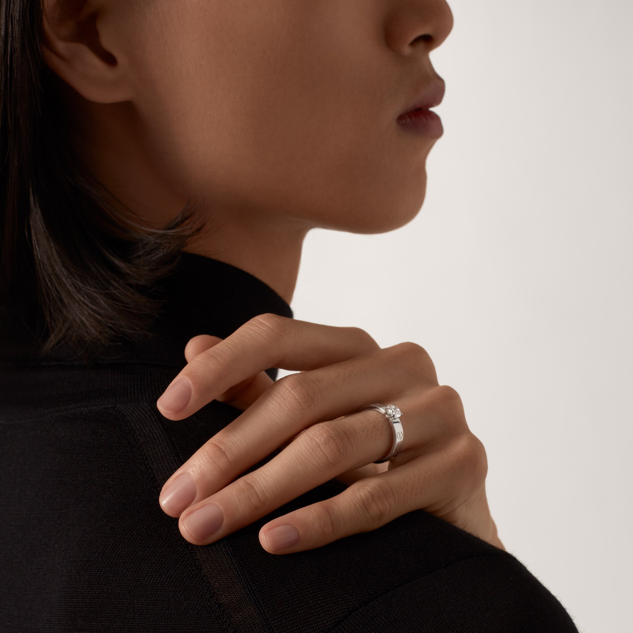 #LOVE# solitaire, brilliant-cut diamond