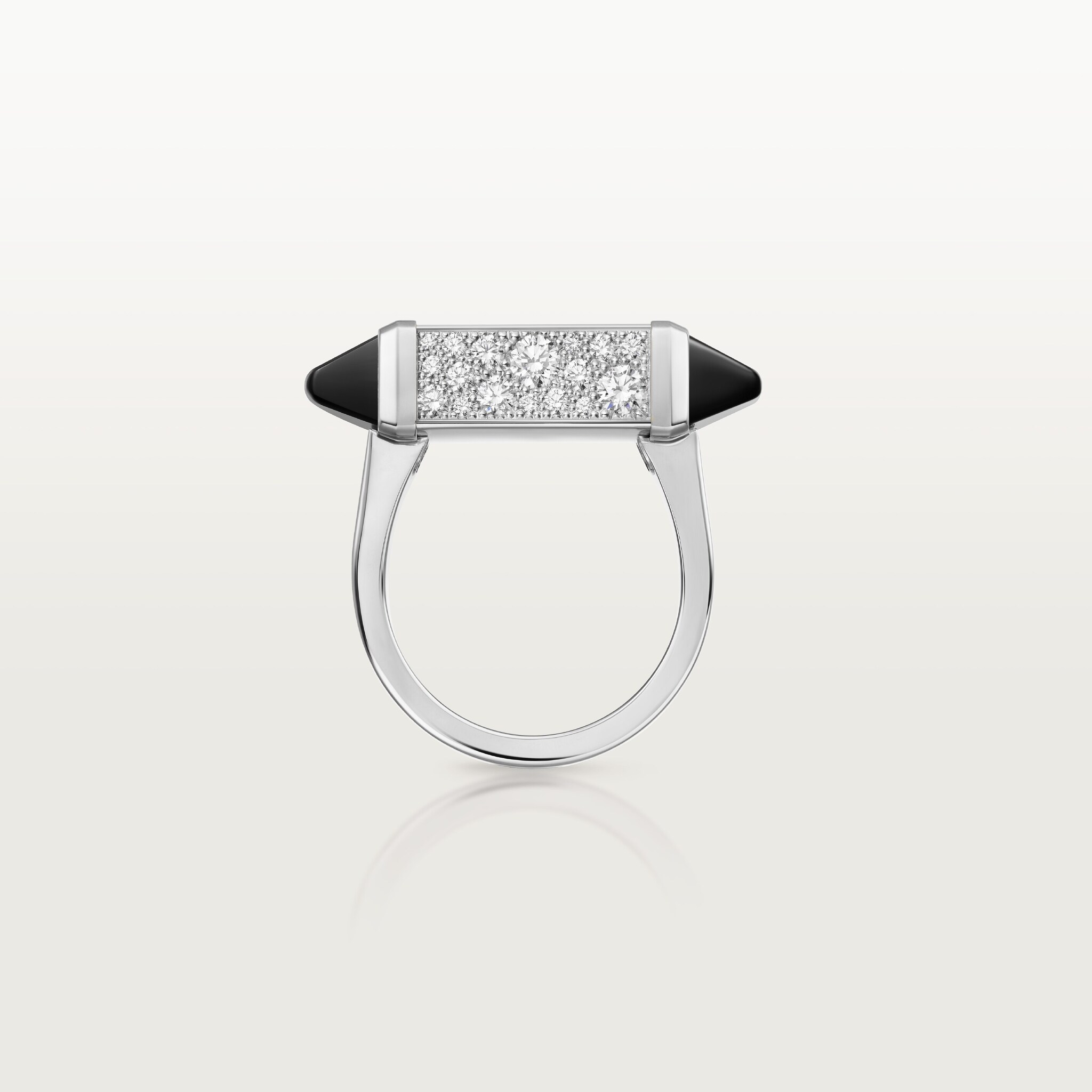 Les Berlingots de Cartier ring, semi-paved