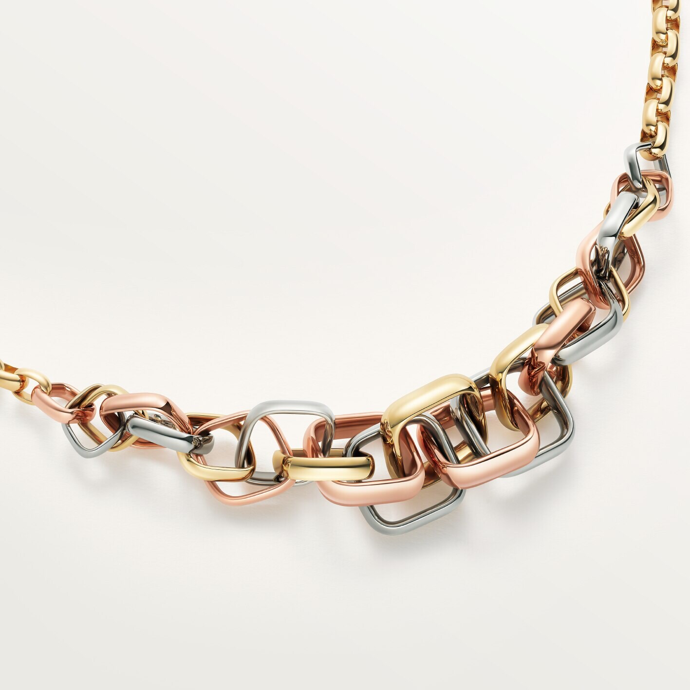 Trinity necklace, cushion-shaped, medium model, image 6