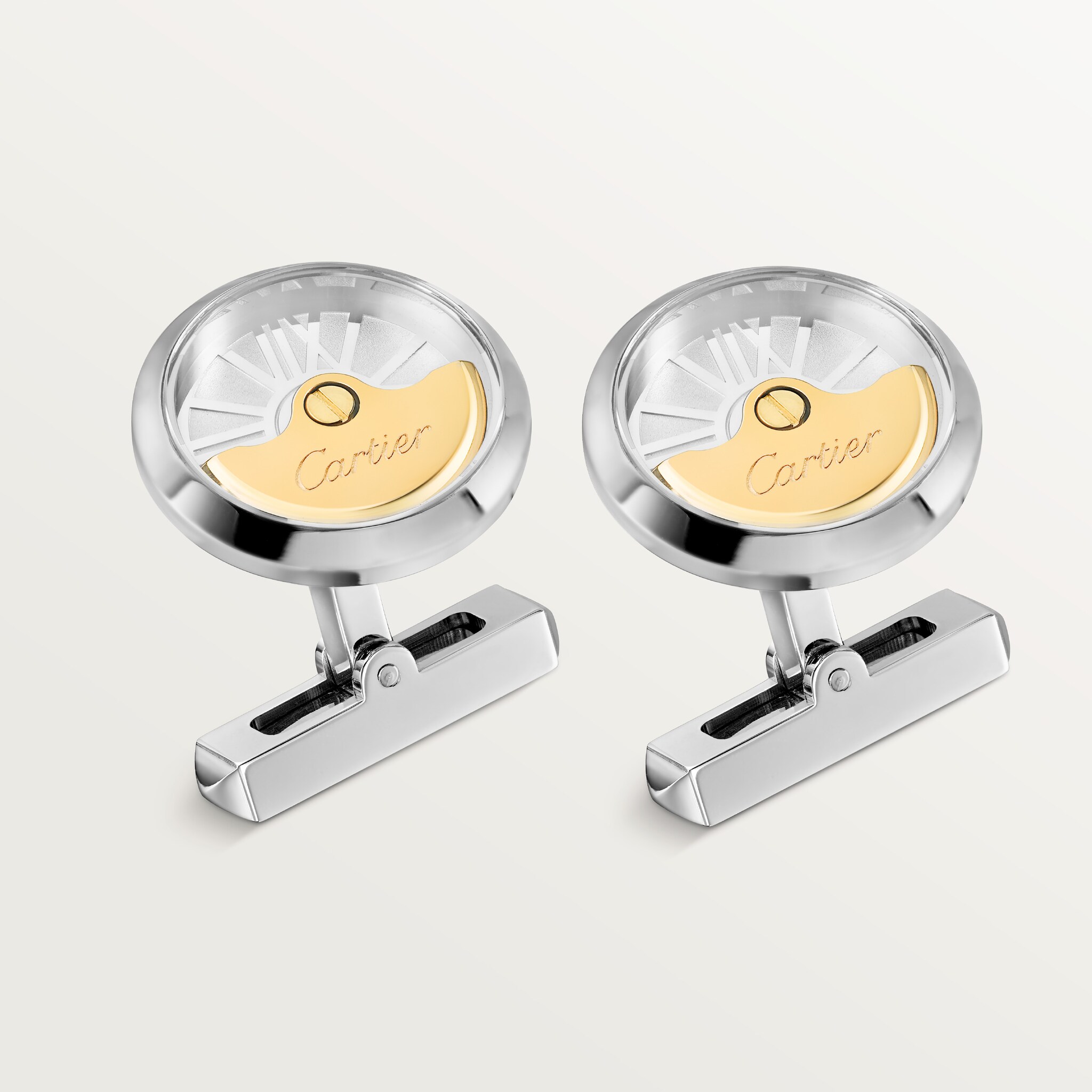 Oscillating weight cufflinks