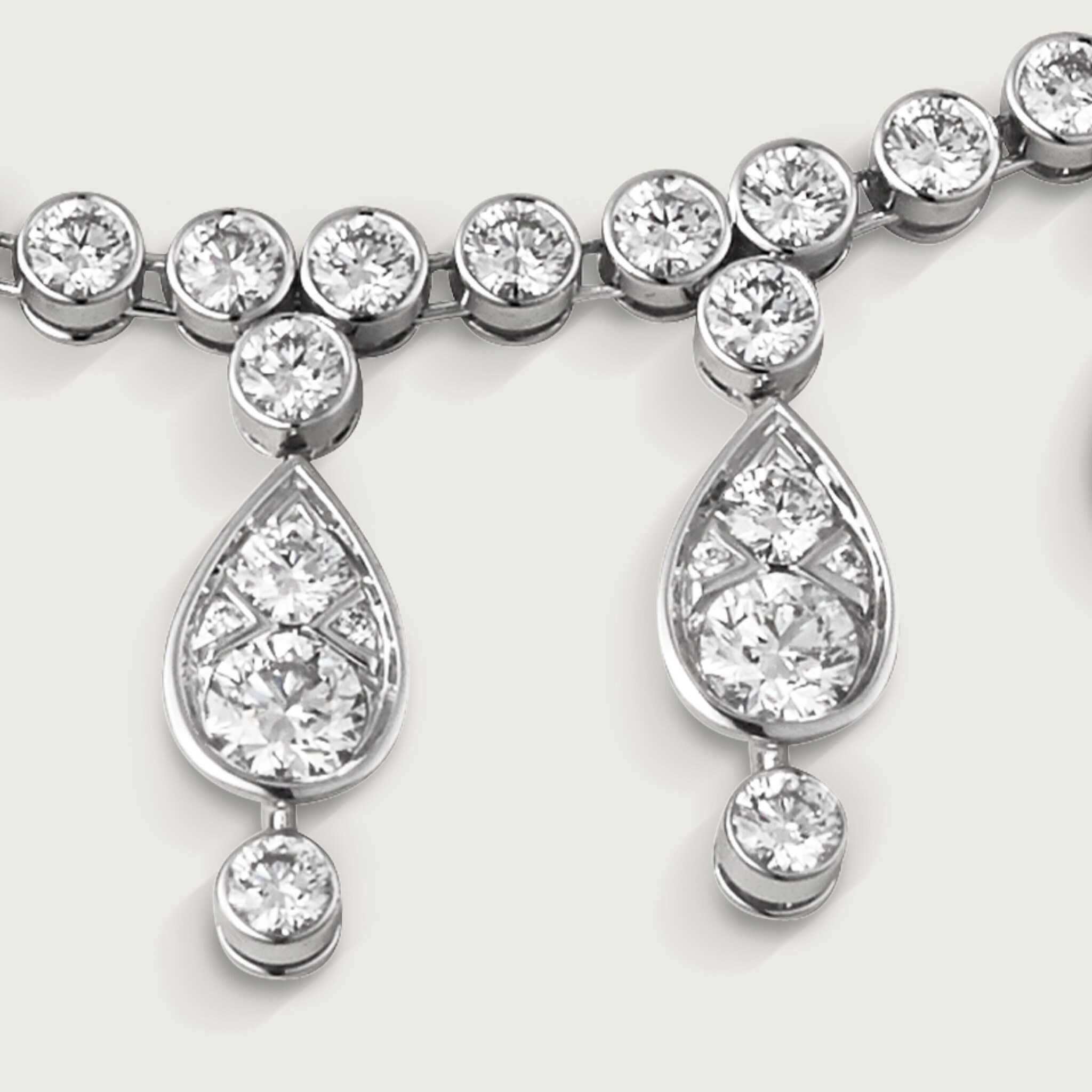 Pluie de Cartier necklace, diamonds