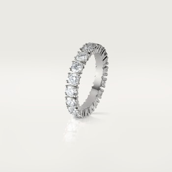 Cartier Destinée wedding band, 4.1 mm width, paved  Cartier Destinée wedding band, 4.1 mm width, paved