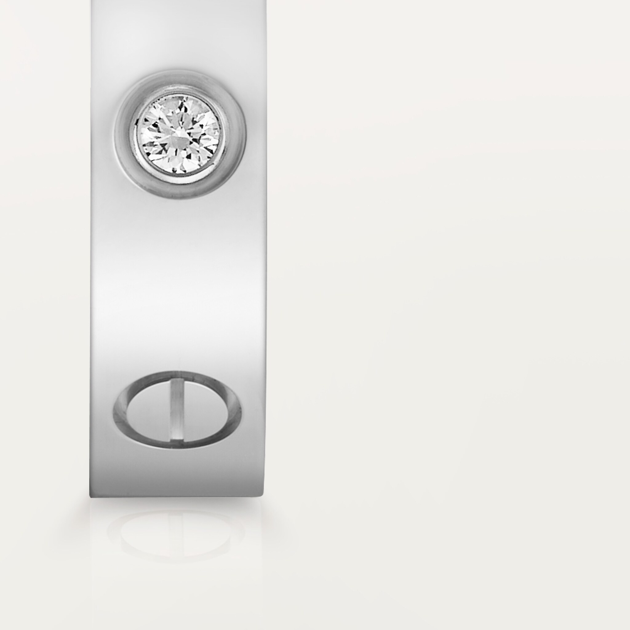 #LOVE# ring, small model, 1 diamond, image 8