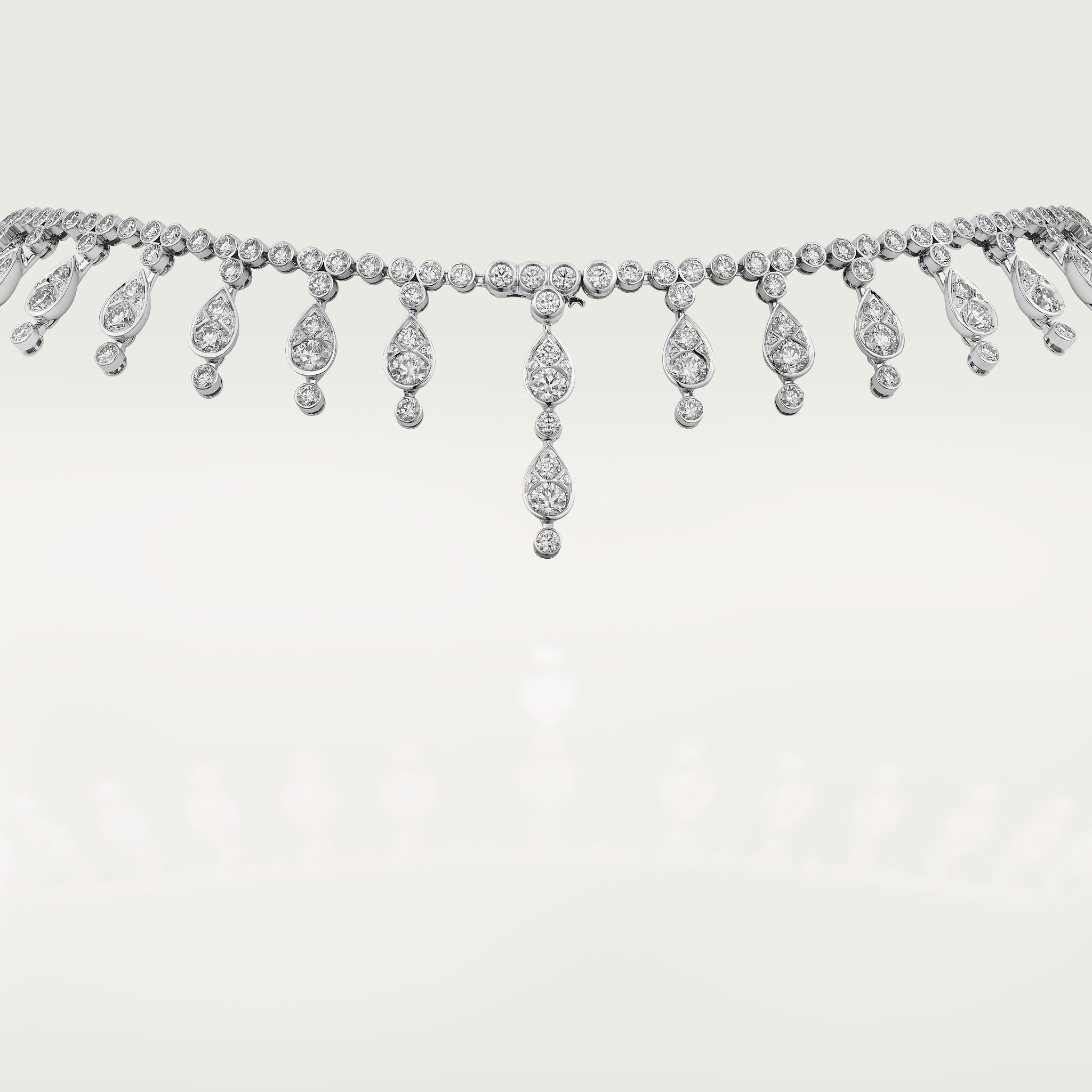 Pluie de Cartier necklace, diamonds