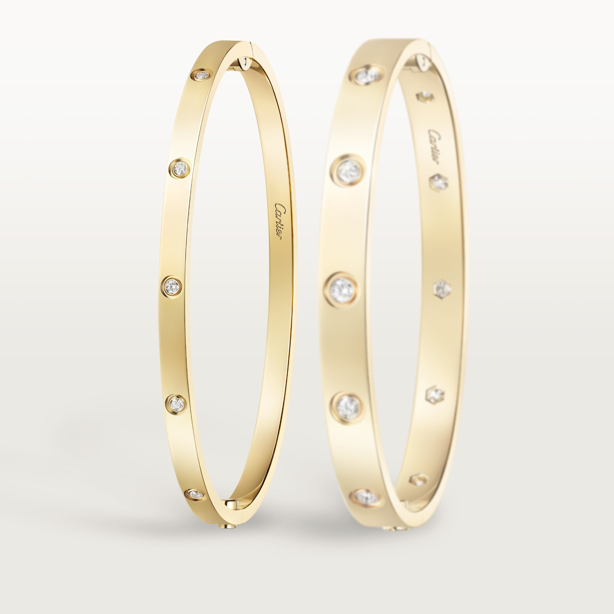 #LOVE# bracelet, small model, 10 diamonds, image 9