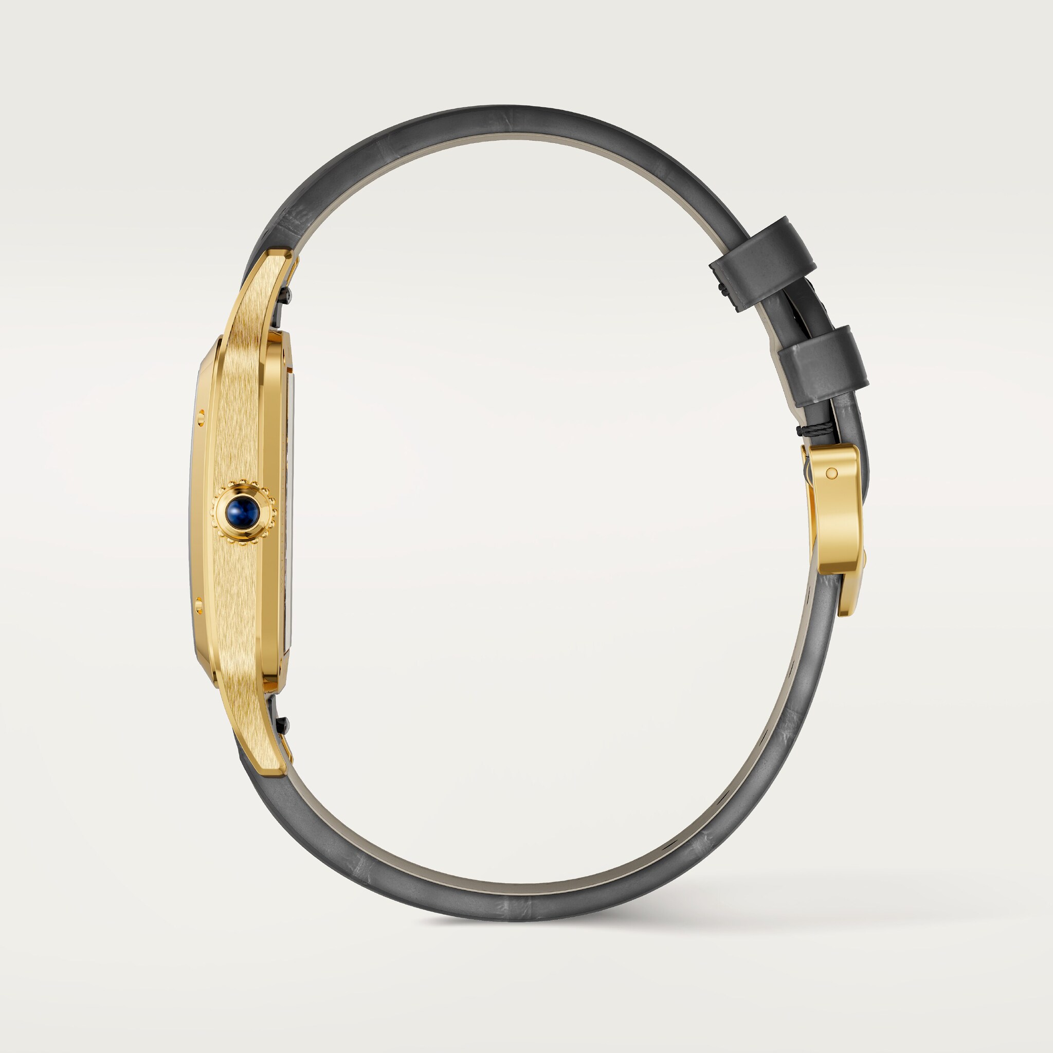 Santos-Dumont skeleton watch equipped with a micro-rotor