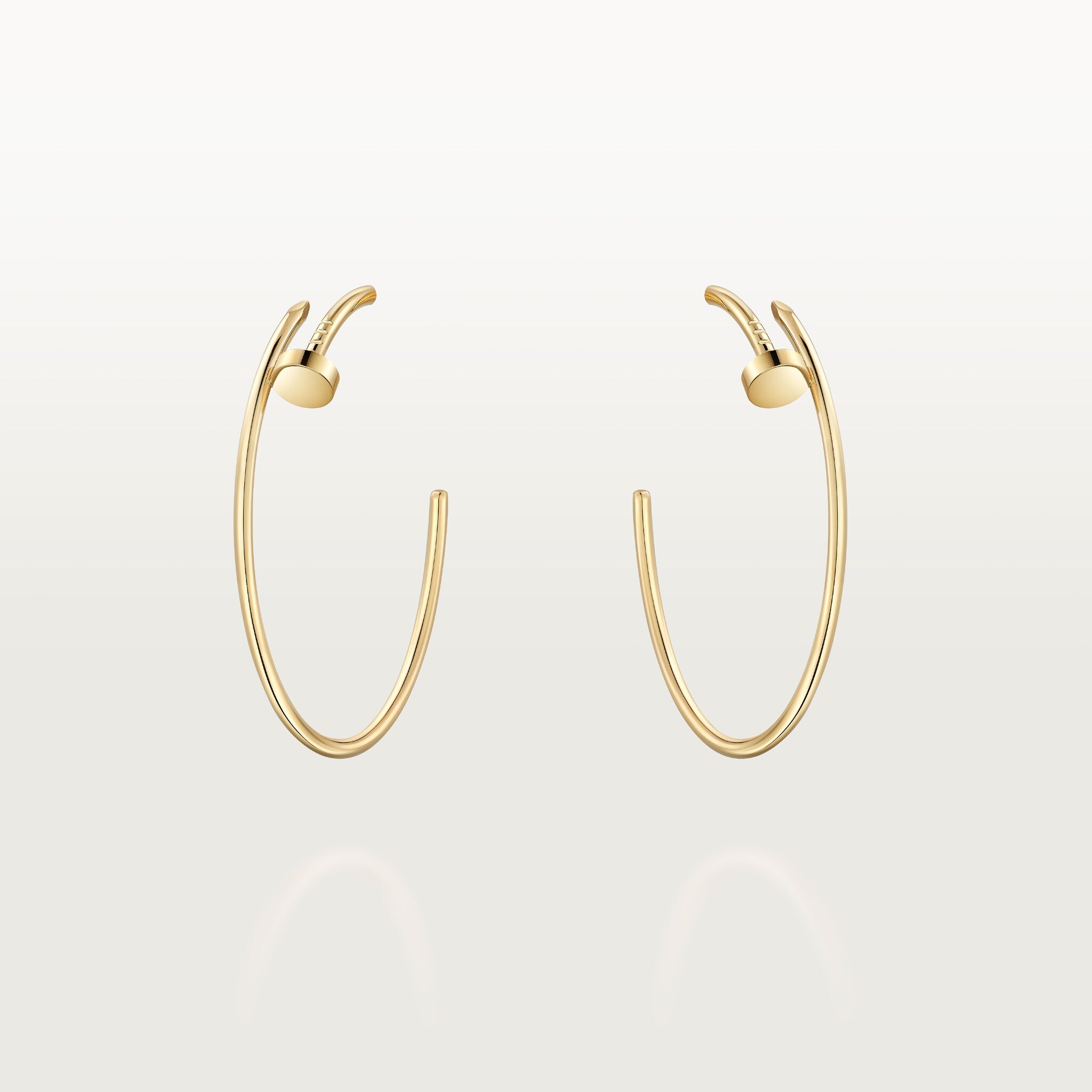 Juste un Clou hoop earrings, large model