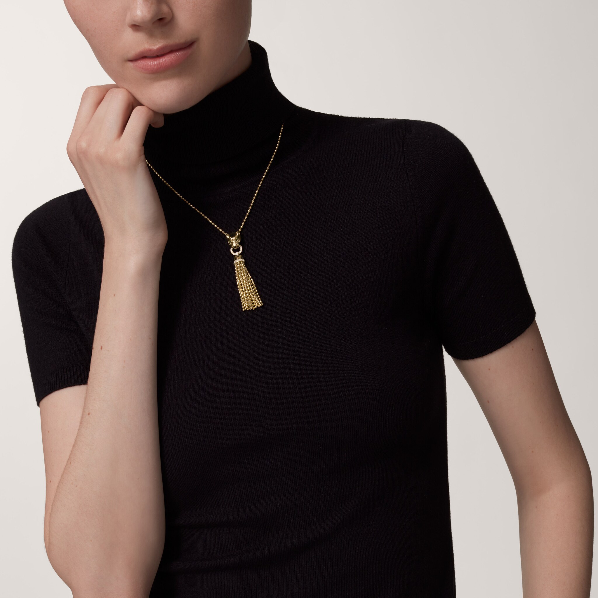 Panth&egrave;re de Cartier long necklace, diamonds