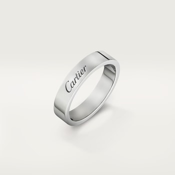 C de Cartier wedding band, 4 mm width C de Cartier wedding band, 4 mm width