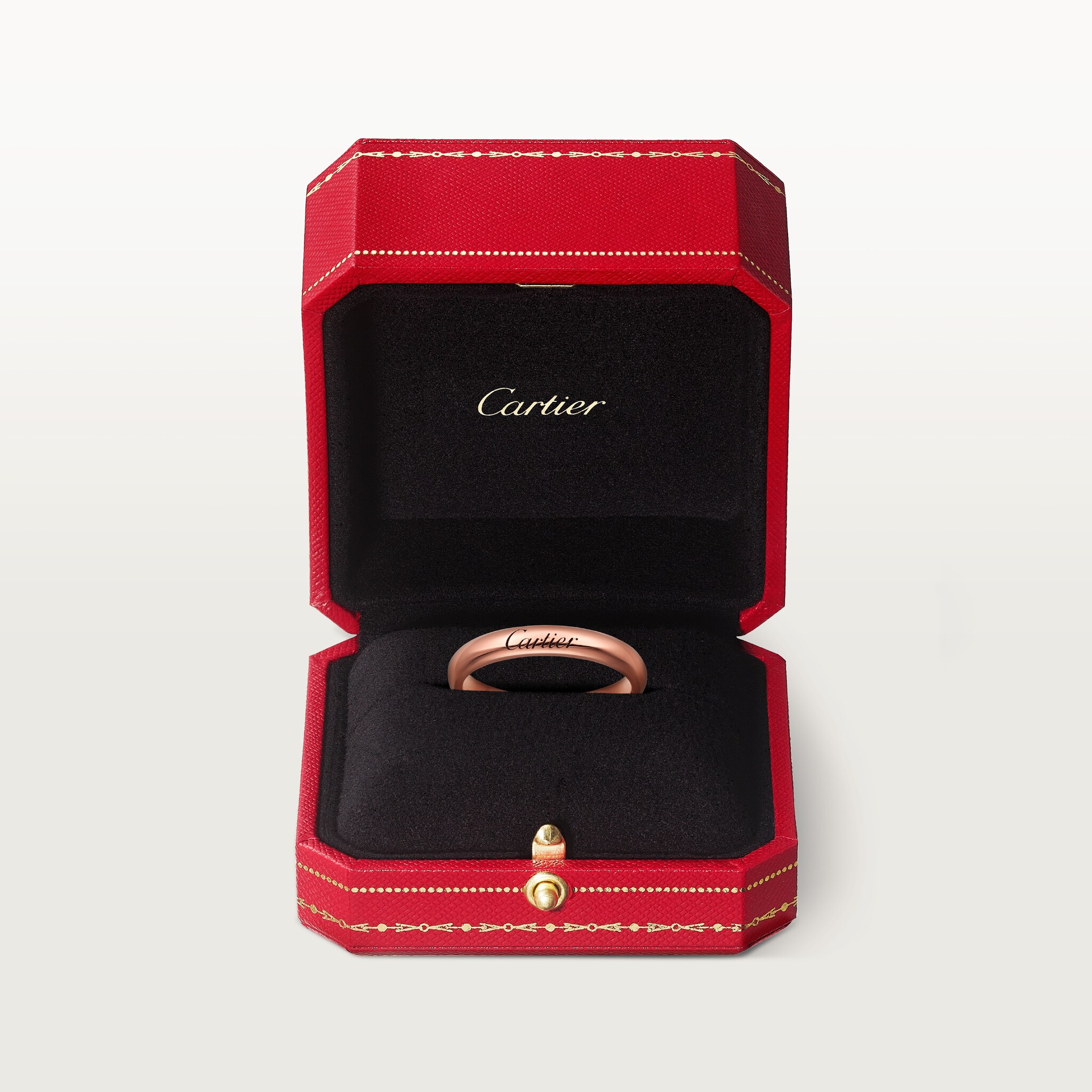 C de Cartier wedding band, 3 mm width, image 6