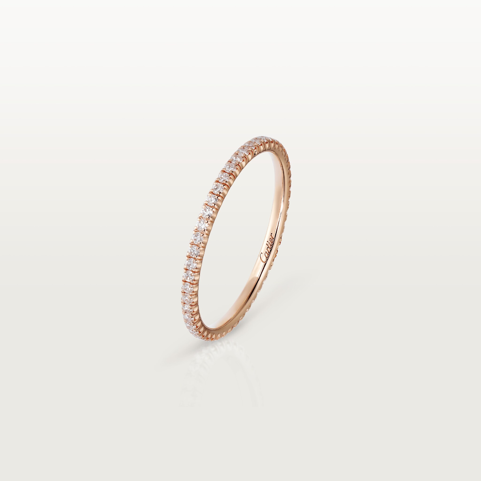 Etincelle de Cartier wedding band, 1.5 mm width, paved