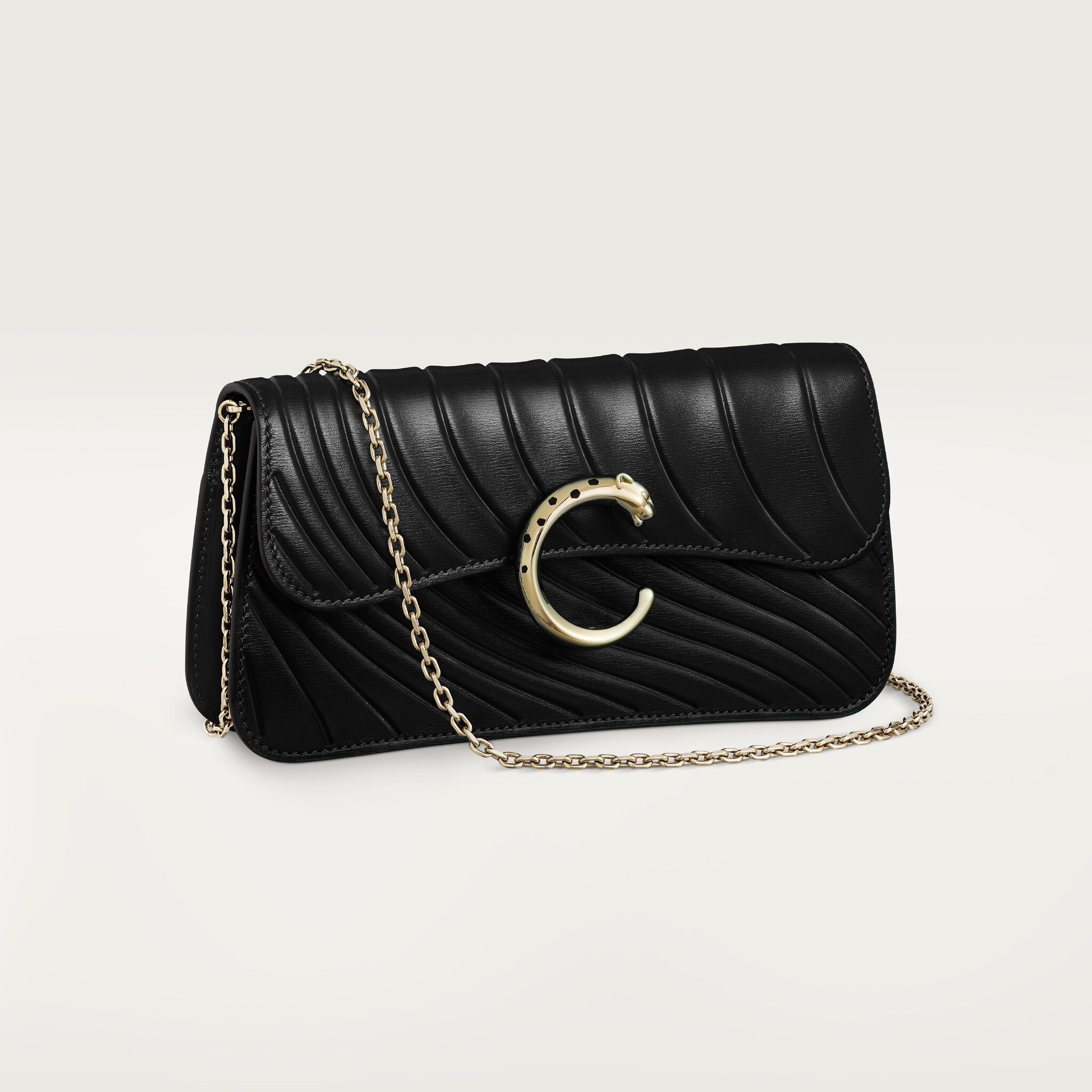 Mini model chain bag, Panth&egrave;re C de Cartier