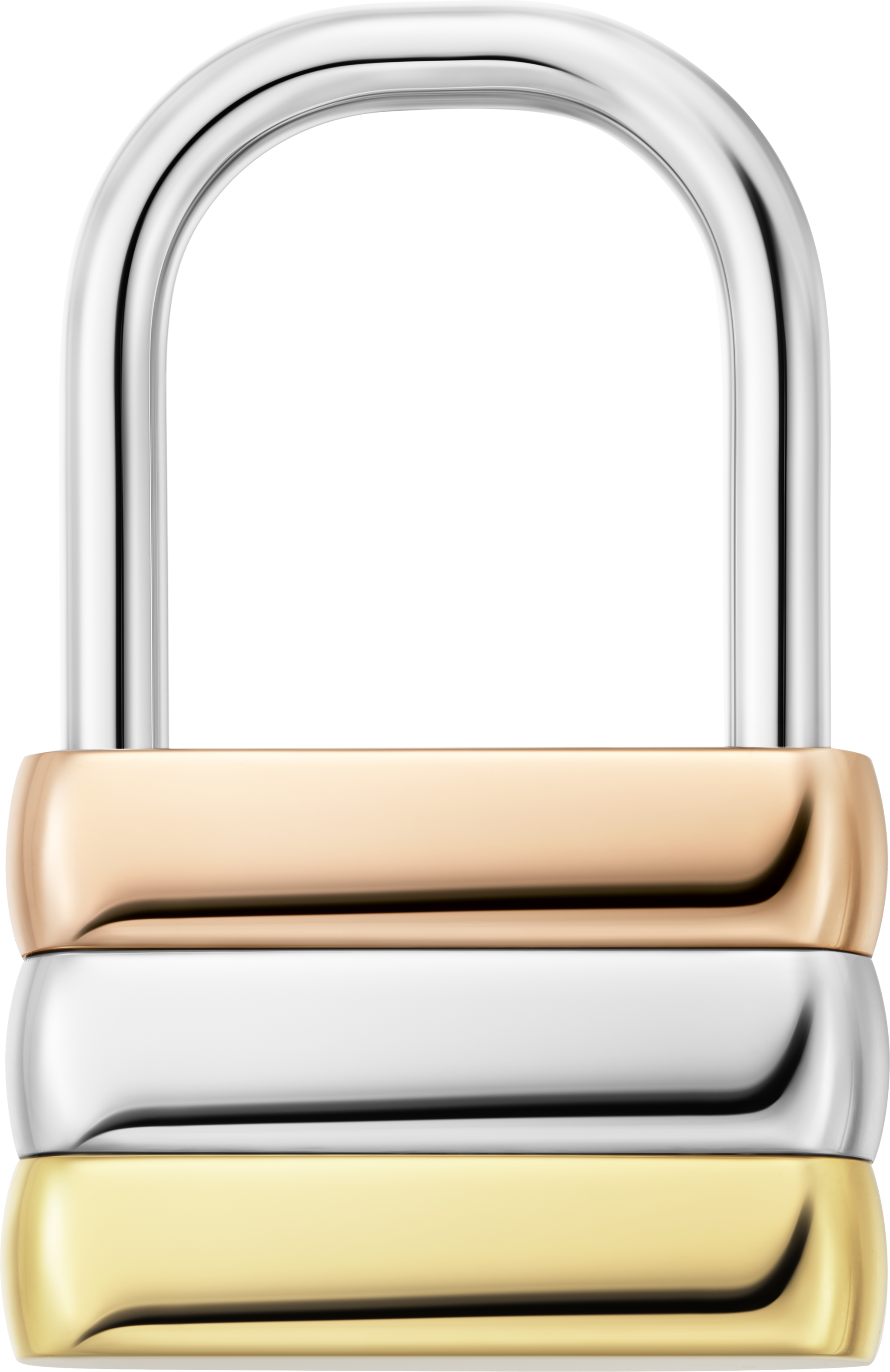 Vend&ocirc;me Louis Cartier padlock key ring