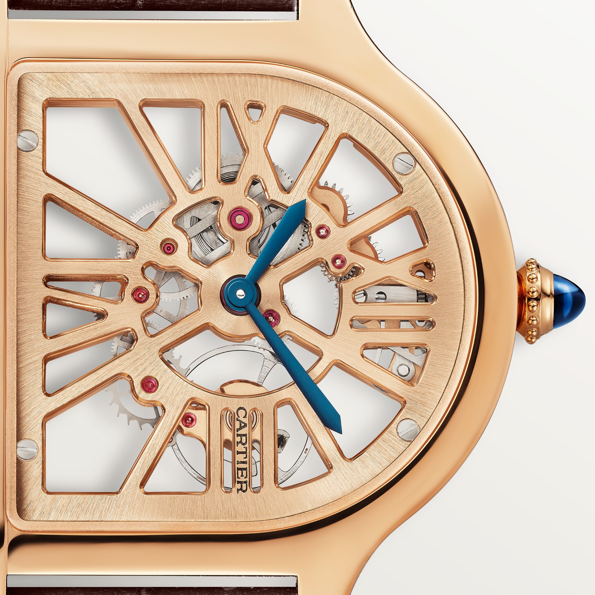 Cloche de Cartier skeleton watch