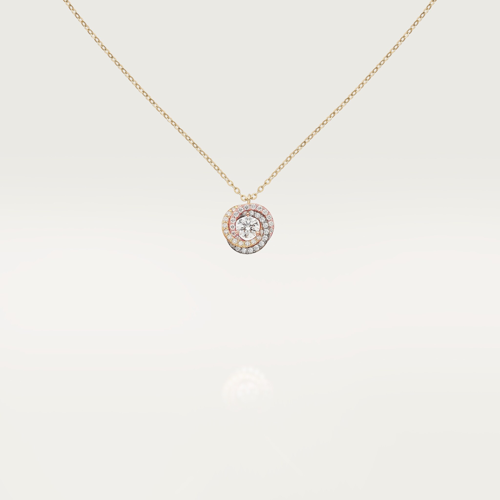 Trinity pendant, 1 diamond, paved, image 9