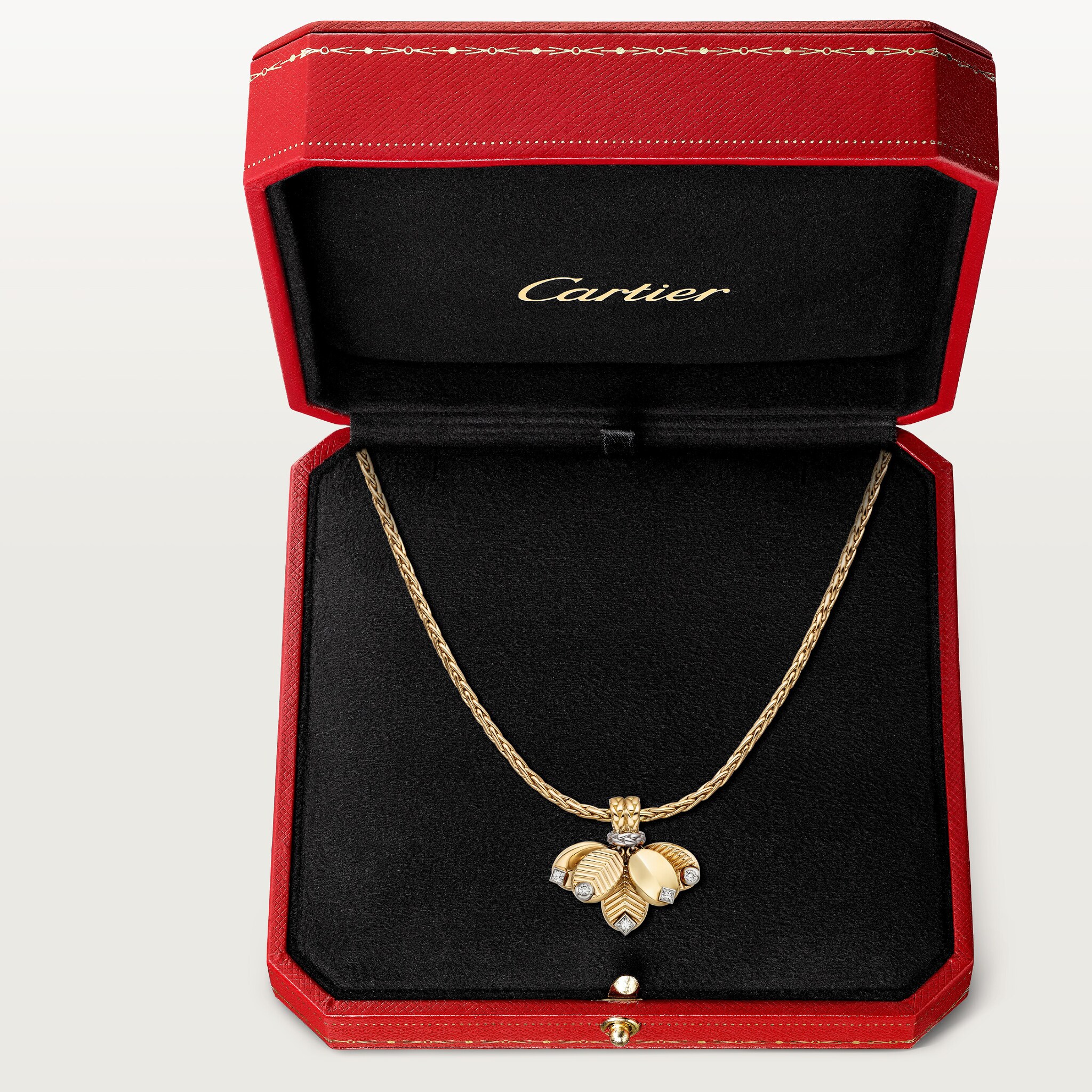 Grain de Caf&eacute; necklace, diamonds, image 8