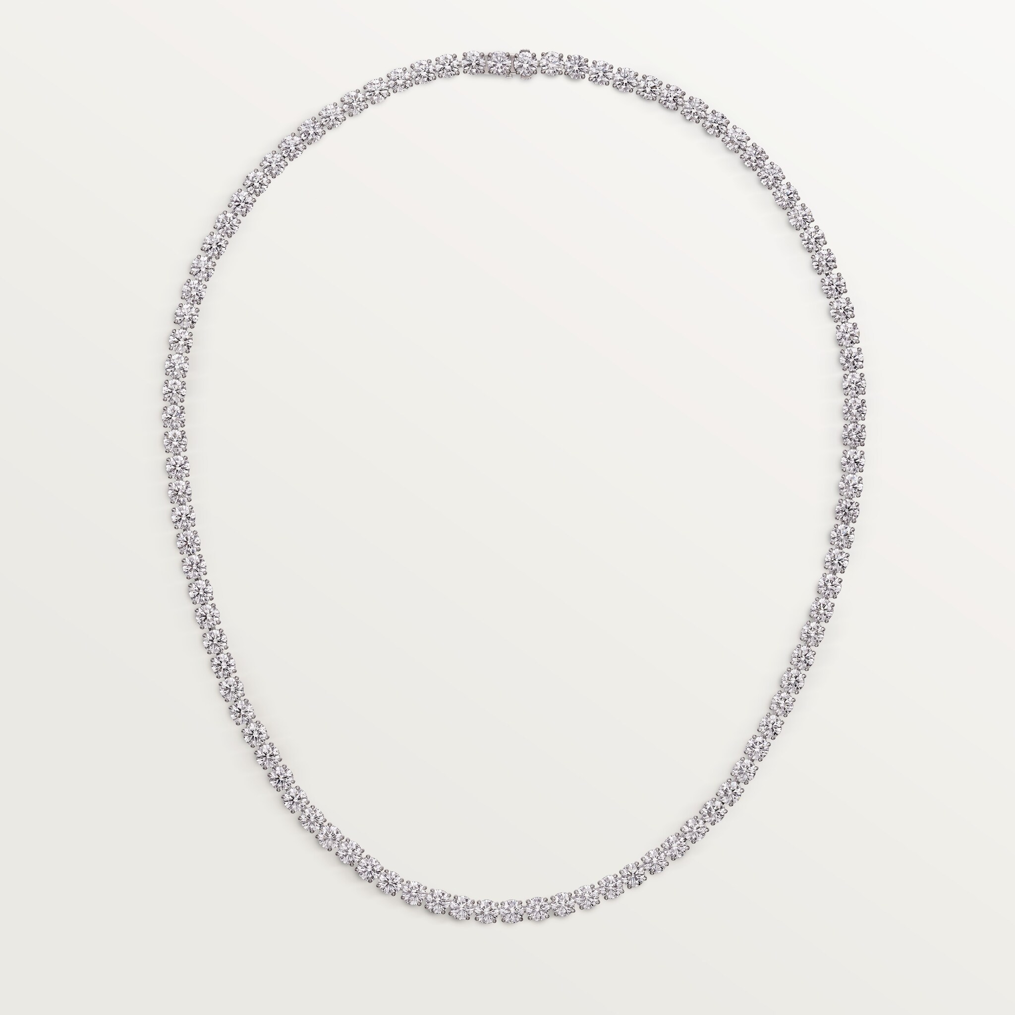 Lignes Essentielles necklace, brilliant-cut diamonds