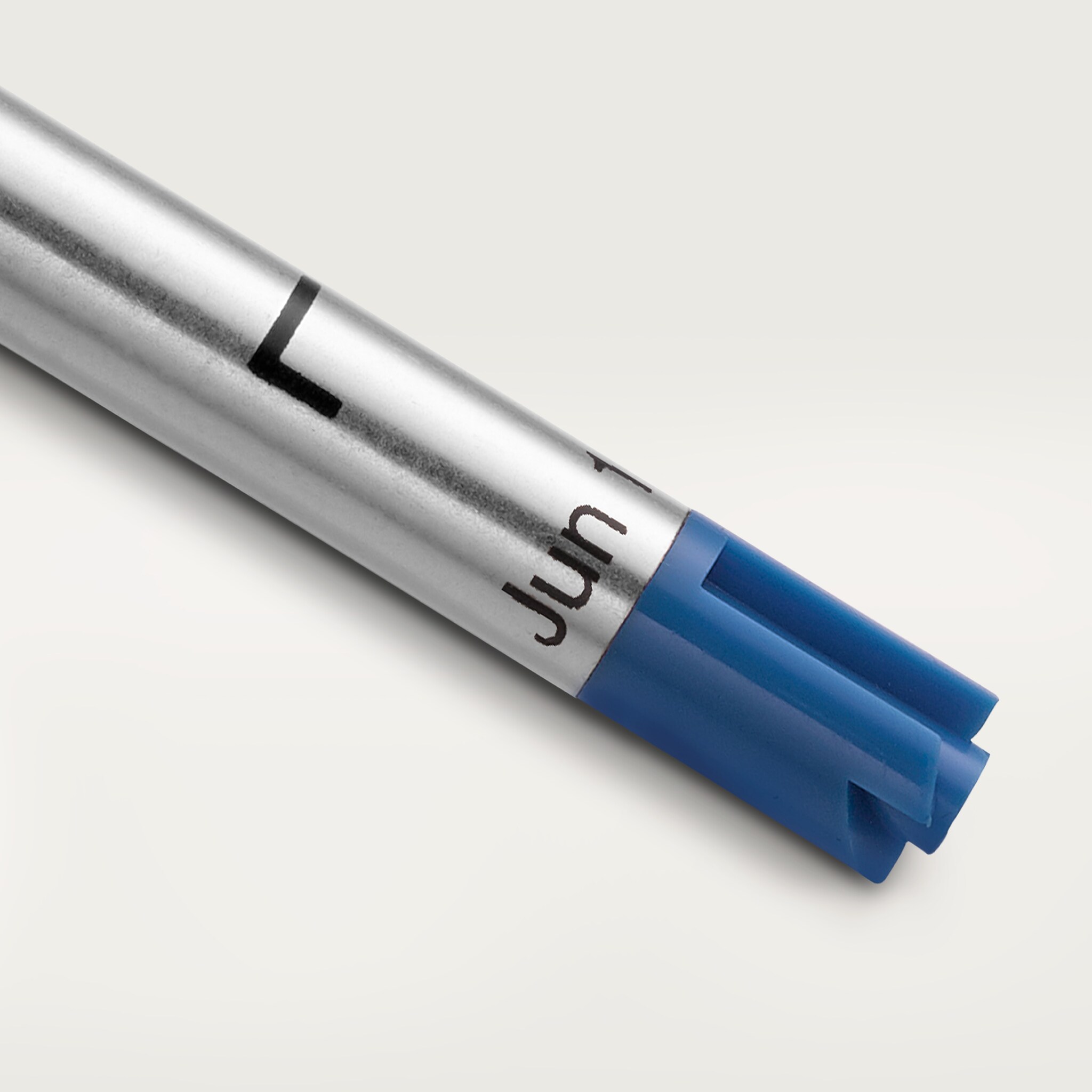 Ballpoint pen refill, blue solvent, phenoxyethanol, benzyl alcohol