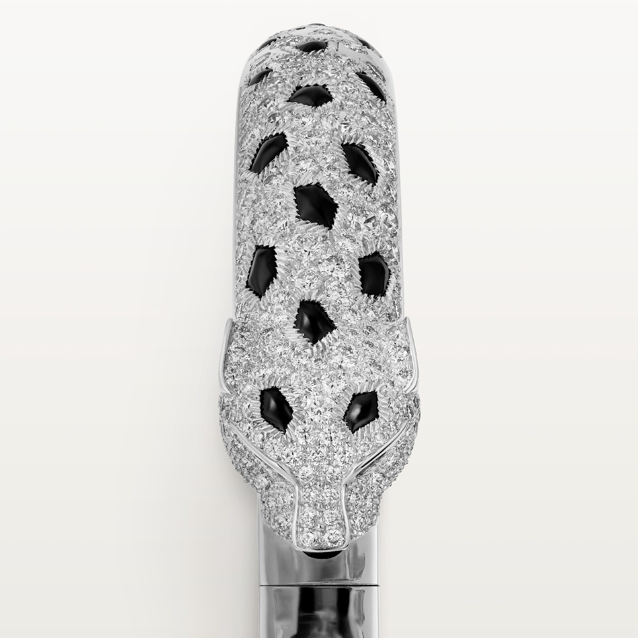 Panth&egrave;re de Cartier bracelet, medium model, half-paved