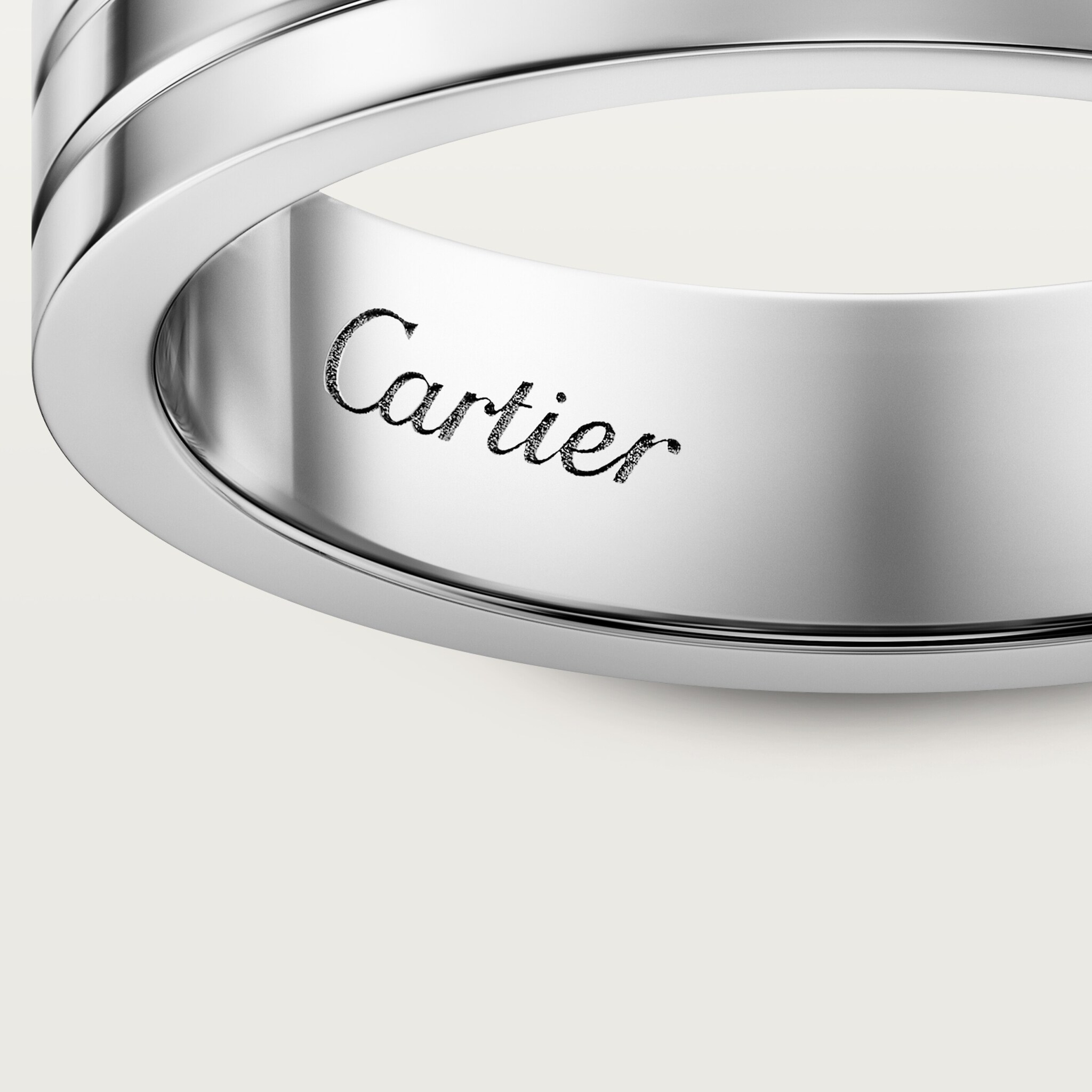 Vendome Louis Cartier wedding band, 4.8 mm width, image 5