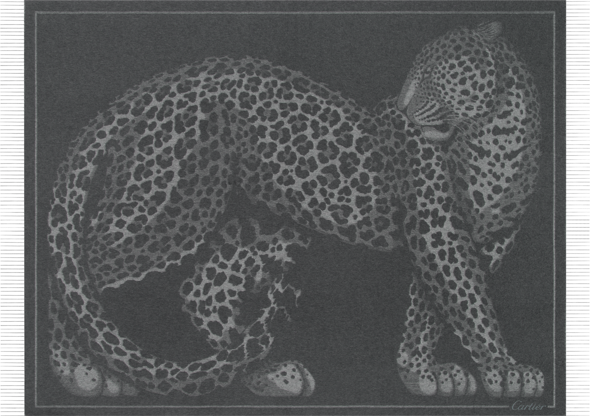 Panth&egrave;re de Cartier blanket