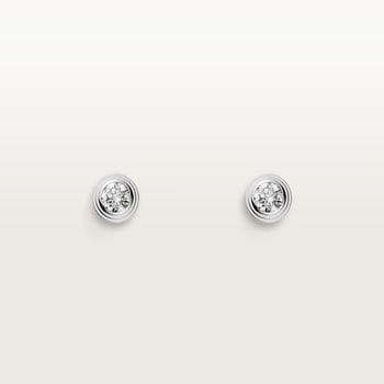 Cartier d'Amour stud earrings, 2 diamonds, small model Cartier d'Amour stud earrings, 2 diamonds, small model