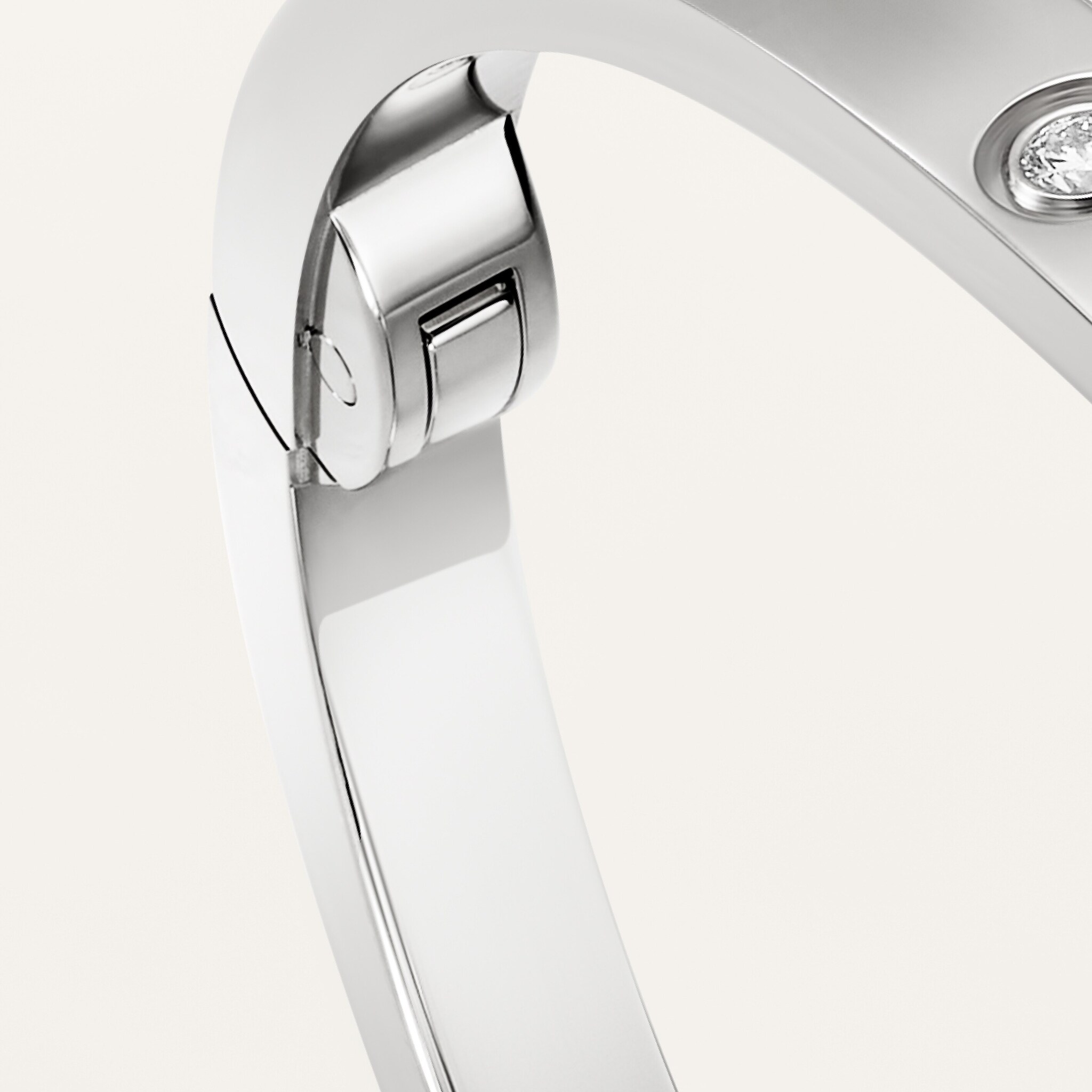 #LOVE# bracelet, small model, 10 diamonds, image 5