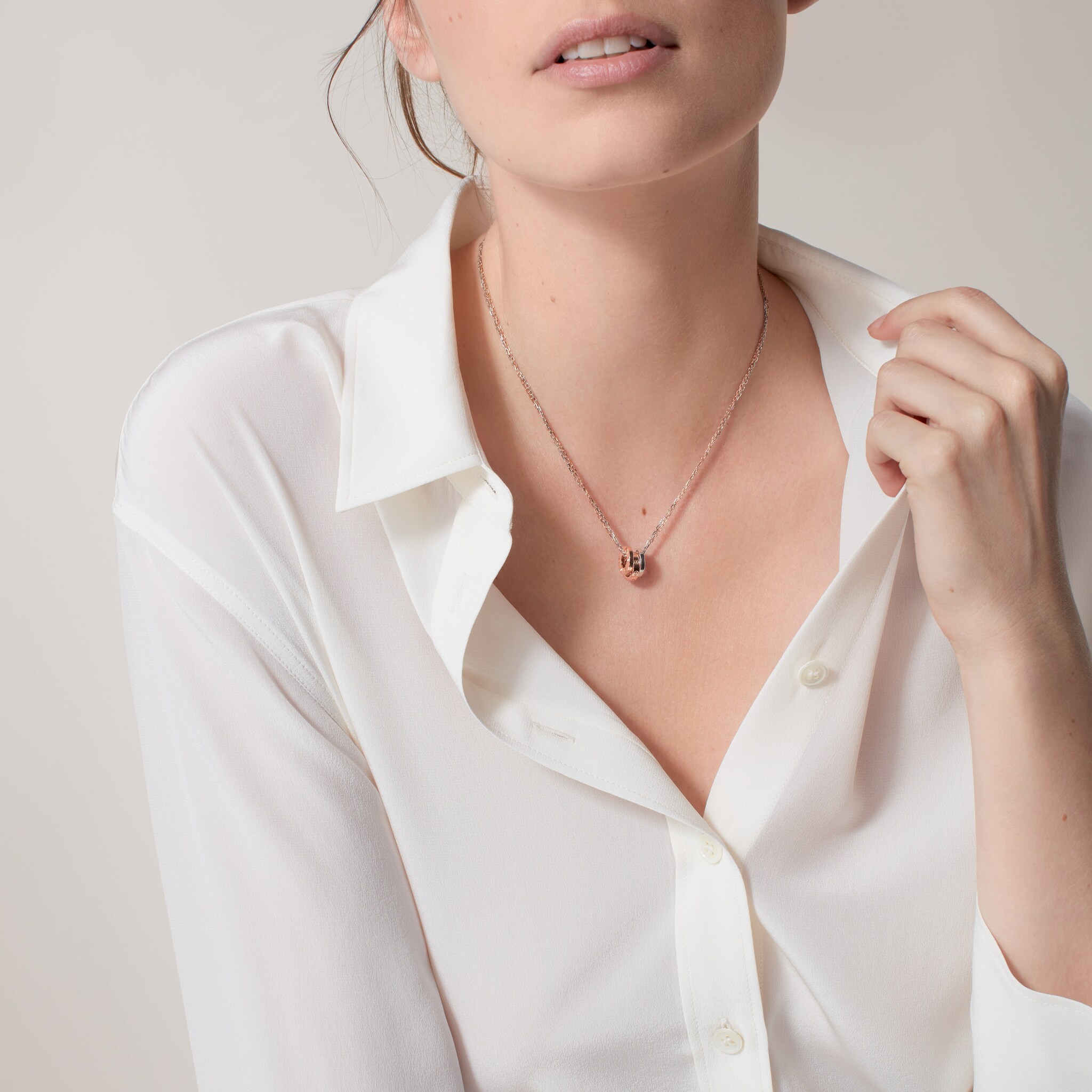 #LOVE# pendant, 6 diamonds